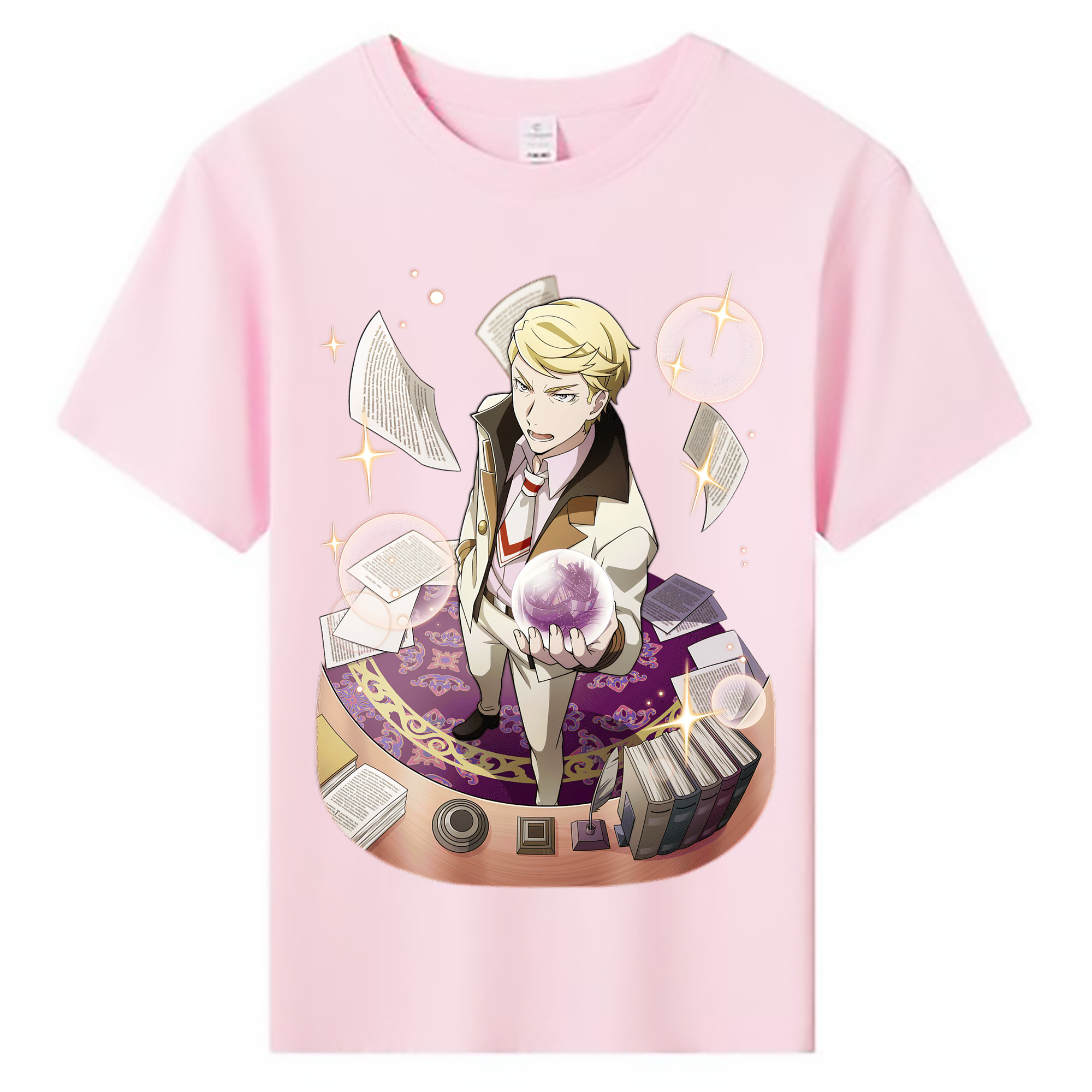 （画像用） 文豪ストレイドッグス Bungo Stray Dogs 綿100％キッズTシャツ（フロントプリント）