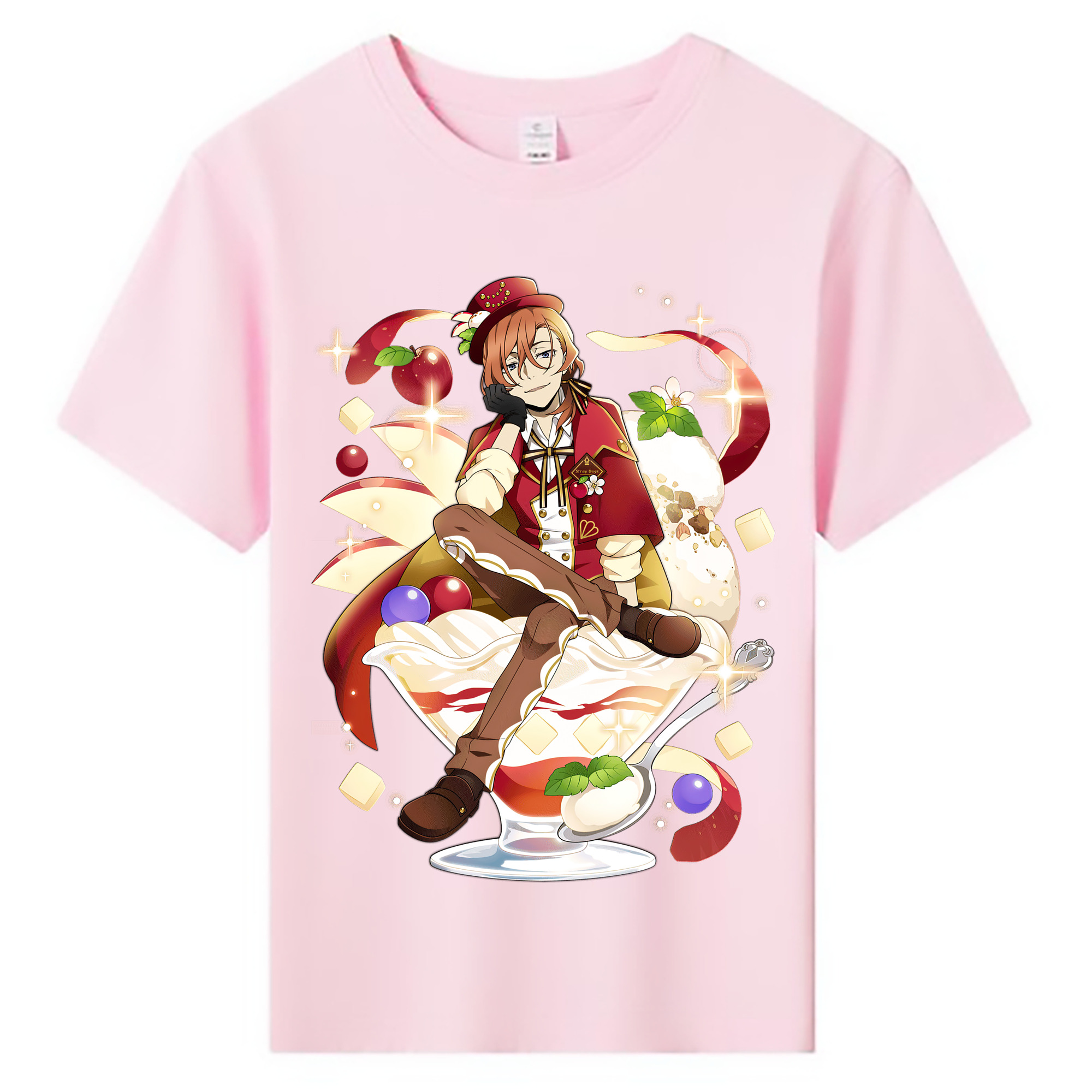 （画像用） 文豪ストレイドッグス Bungo Stray Dogs 綿100％キッズTシャツ（フロントプリント）