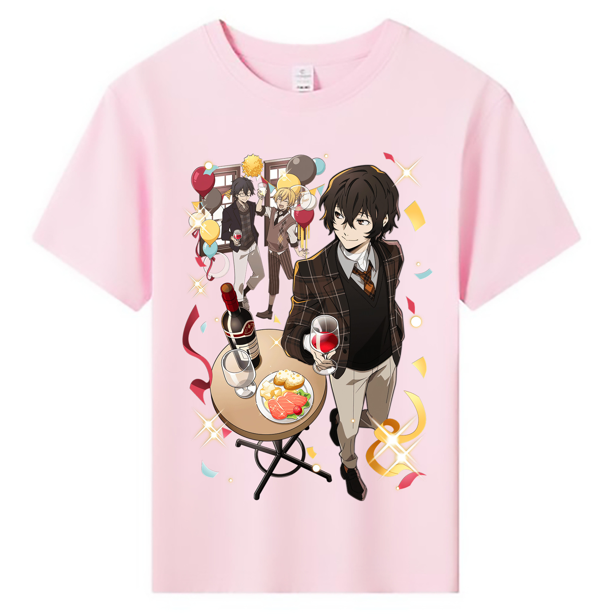 （画像用） 文豪ストレイドッグス Bungo Stray Dogs 綿100％キッズTシャツ（フロントプリント）