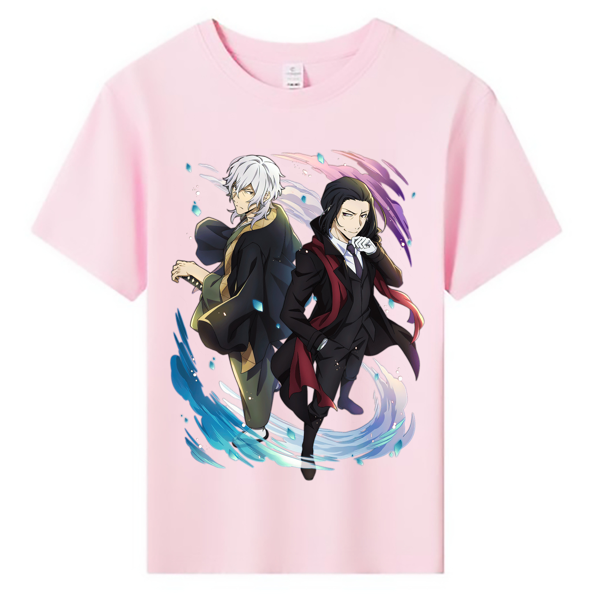 （画像用） 文豪ストレイドッグス Bungo Stray Dogs 綿100％キッズTシャツ（フロントプリント）