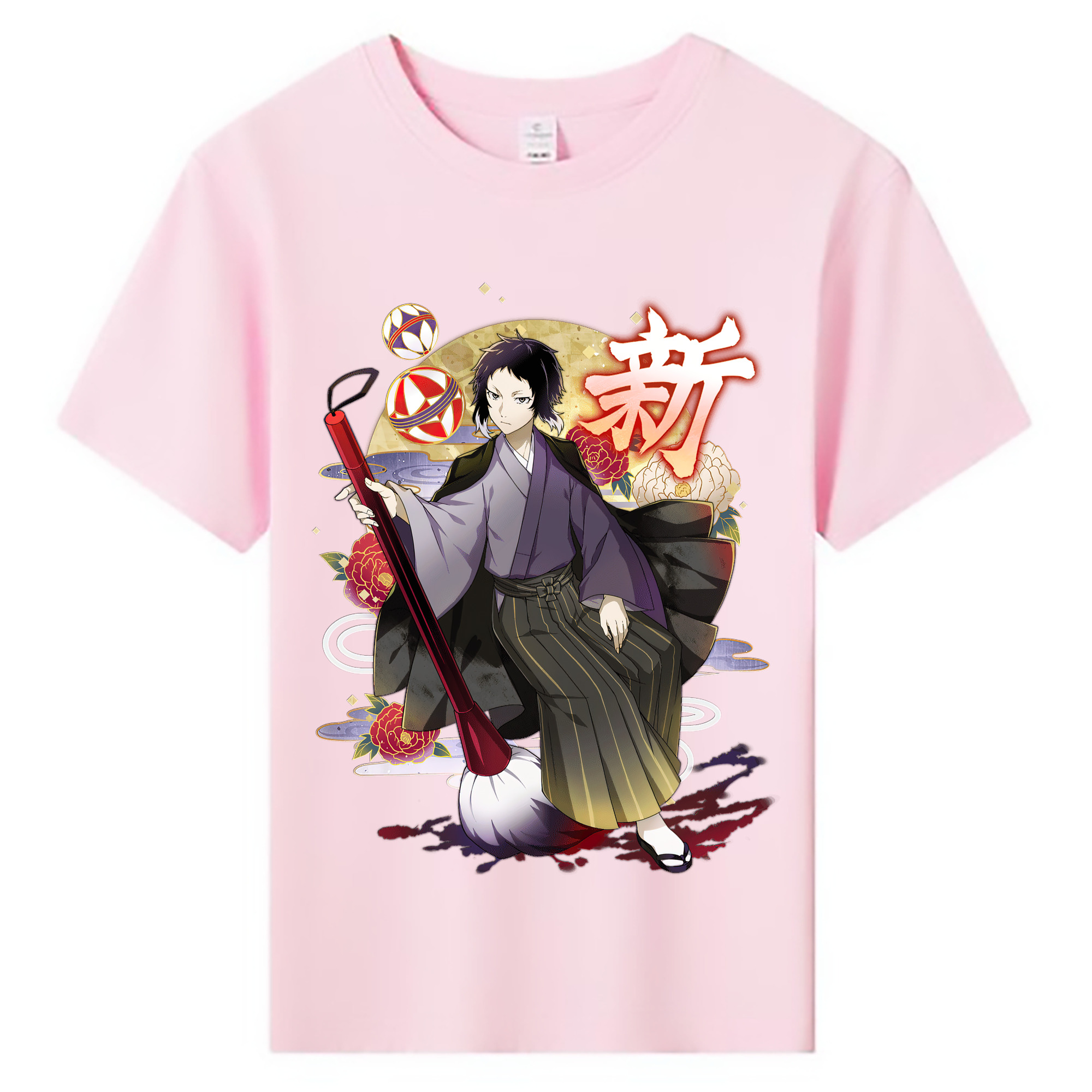 （画像用） 文豪ストレイドッグス Bungo Stray Dogs 綿100％キッズTシャツ（フロントプリント）