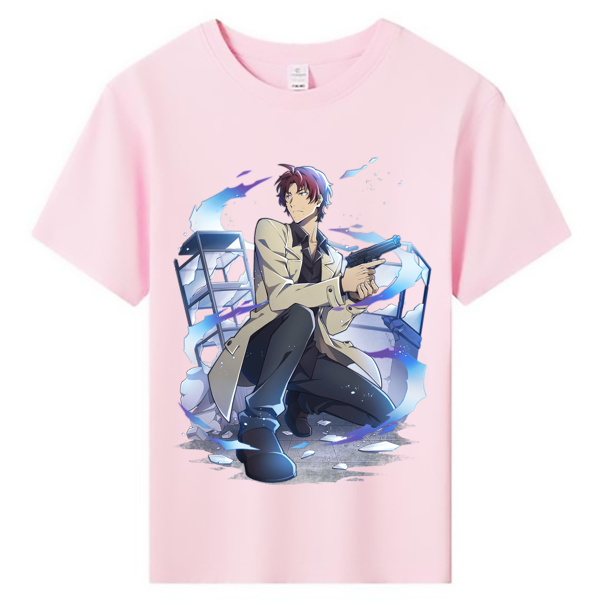 （画像用） 文豪ストレイドッグス Bungo Stray Dogs 綿100％キッズTシャツ（フロントプリント）