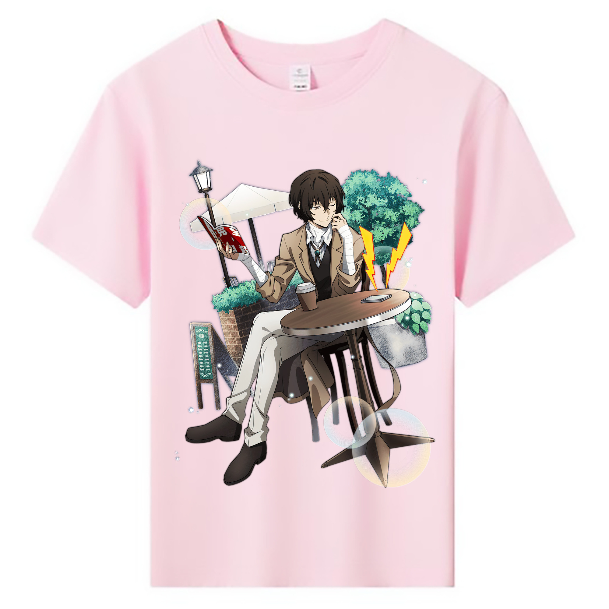 （画像用） 文豪ストレイドッグス Bungo Stray Dogs 綿100％キッズTシャツ（フロントプリント）