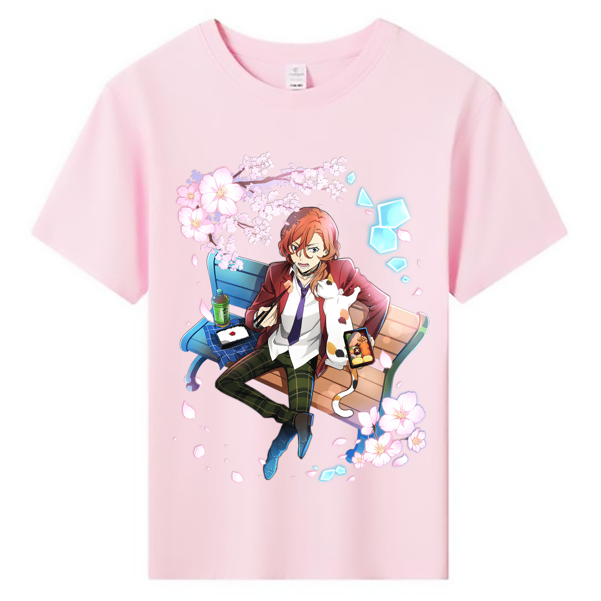 （画像用） 文豪ストレイドッグス Bungo Stray Dogs 綿100％キッズTシャツ（フロントプリント）