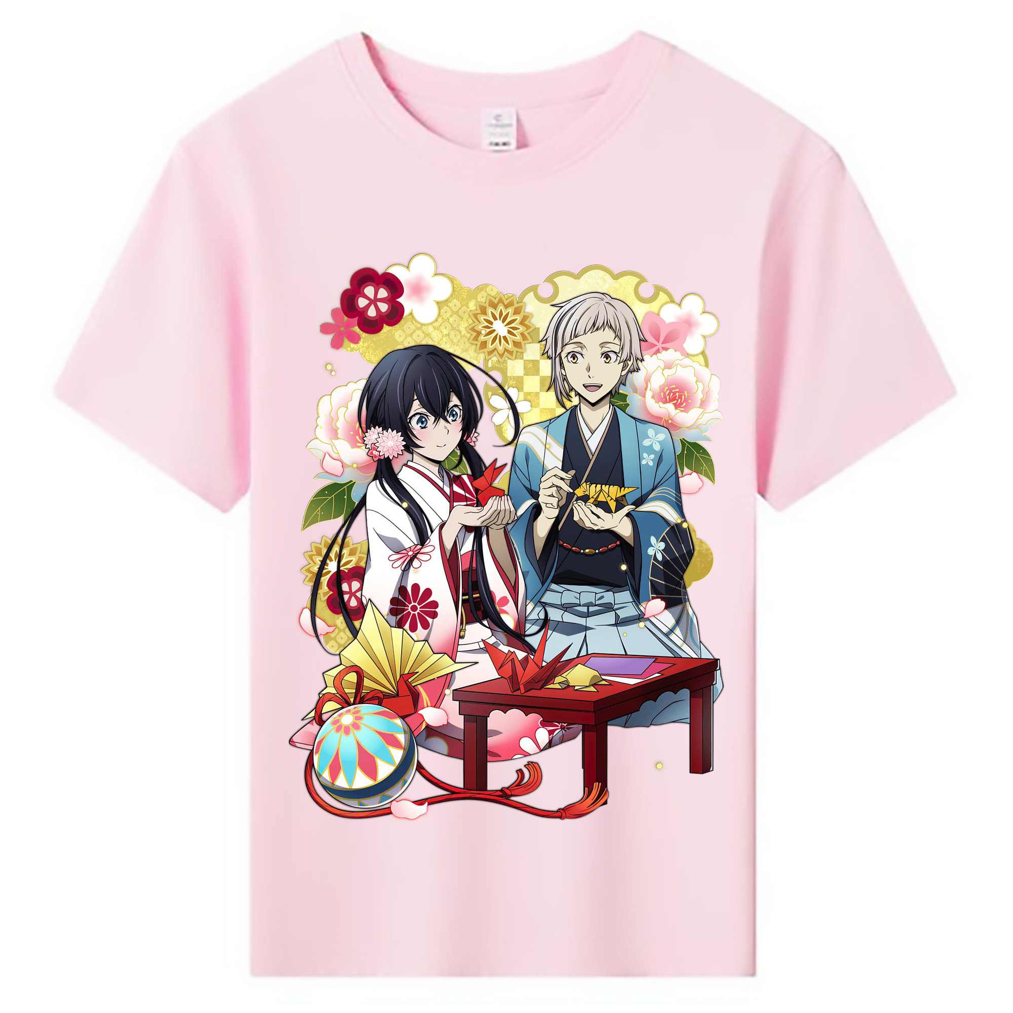 （画像用） 文豪ストレイドッグス Bungo Stray Dogs 綿100％キッズTシャツ（フロントプリント）