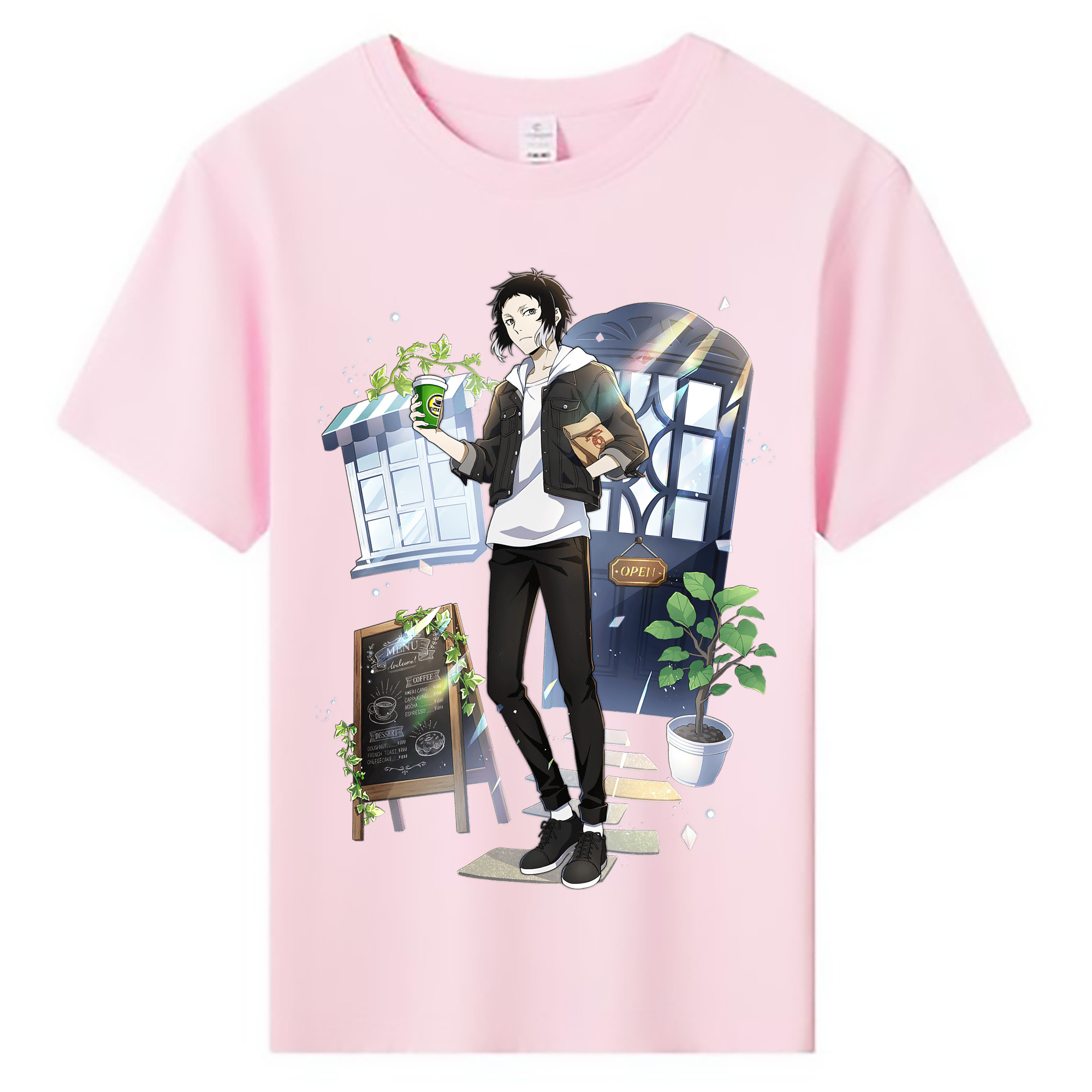 （画像用） 文豪ストレイドッグス Bungo Stray Dogs 綿100％キッズTシャツ（フロントプリント）