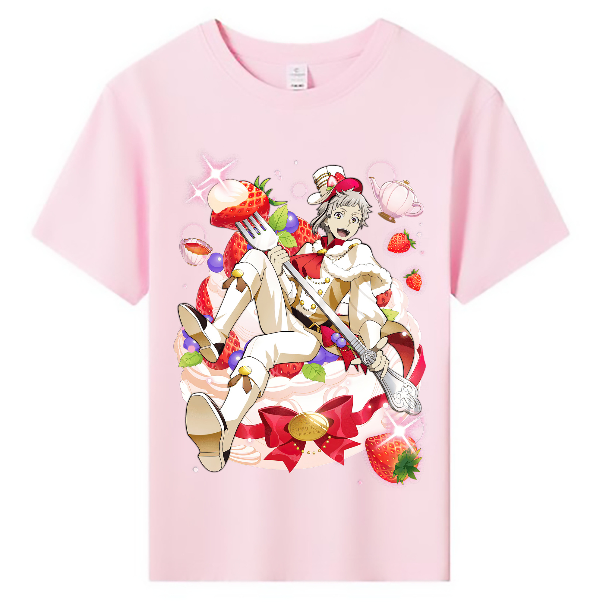 （画像用） 文豪ストレイドッグス Bungo Stray Dogs 綿100％キッズTシャツ（フロントプリント）