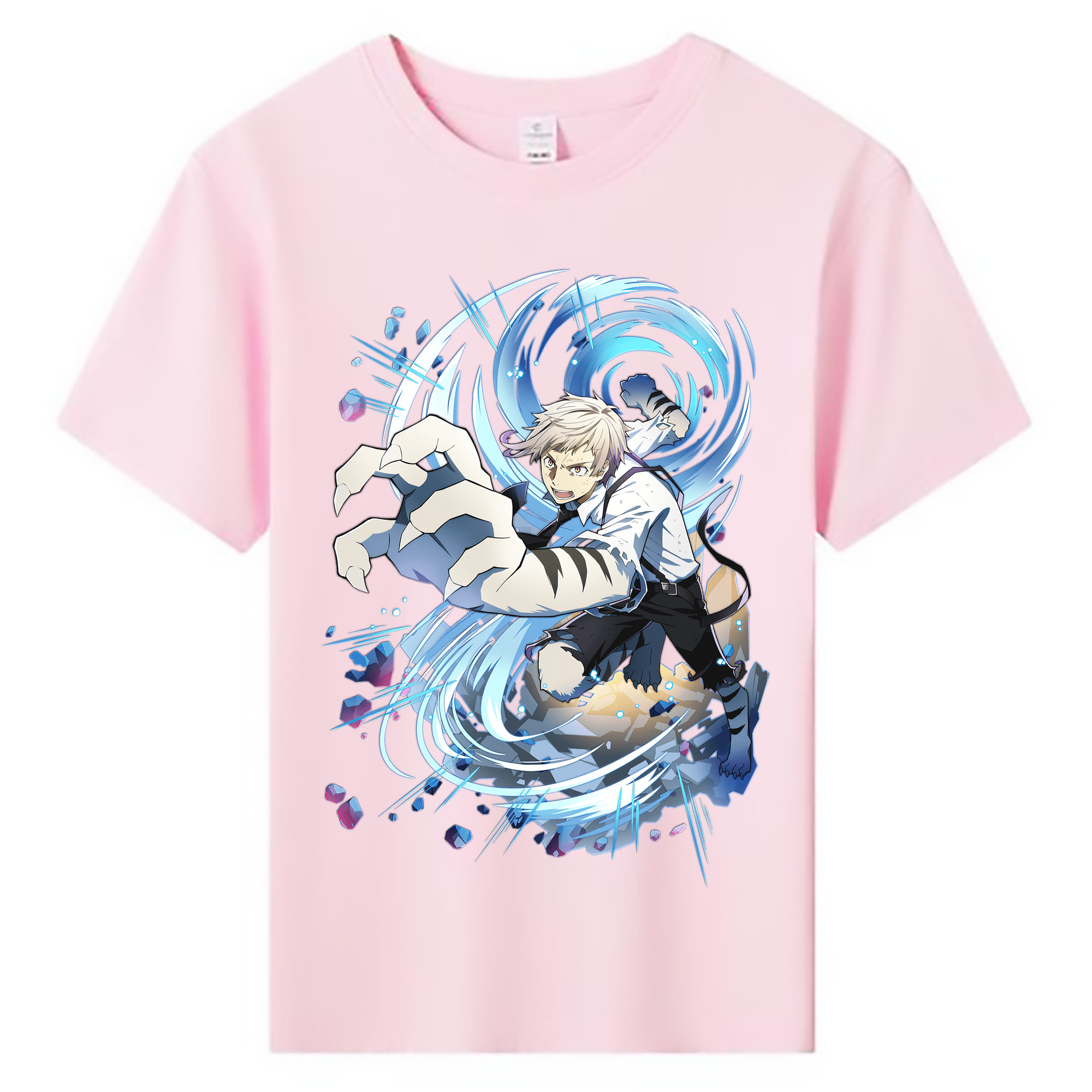 （画像用） 文豪ストレイドッグス Bungo Stray Dogs 綿100％キッズTシャツ（フロントプリント）