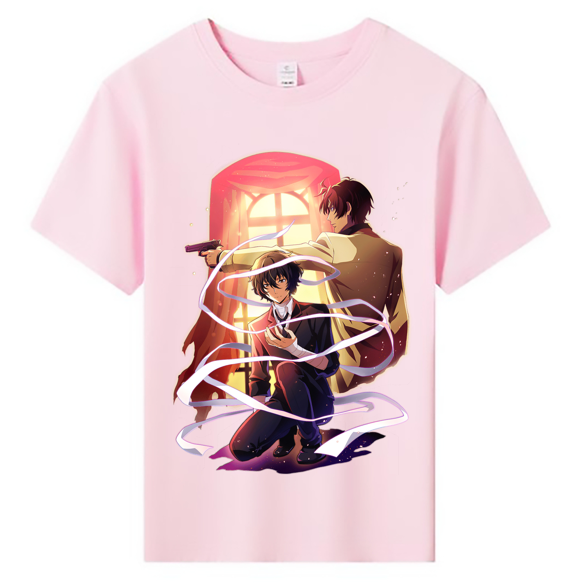 （画像用） 文豪ストレイドッグス Bungo Stray Dogs 綿100％キッズTシャツ（フロントプリント）
