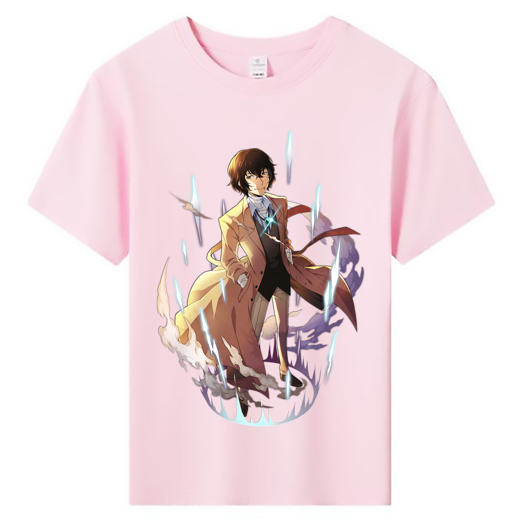 （画像用） 文豪ストレイドッグス Bungo Stray Dogs 綿100％キッズTシャツ（フロントプリント）