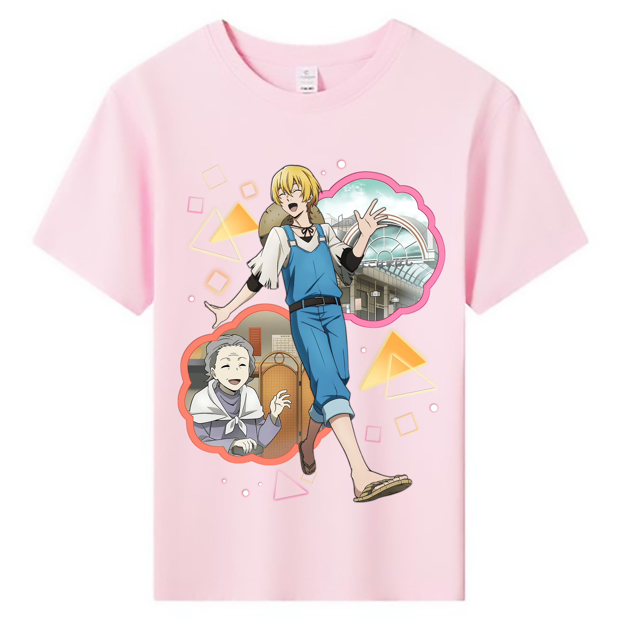 （画像用） 文豪ストレイドッグス Bungo Stray Dogs 綿100％キッズTシャツ（フロントプリント）