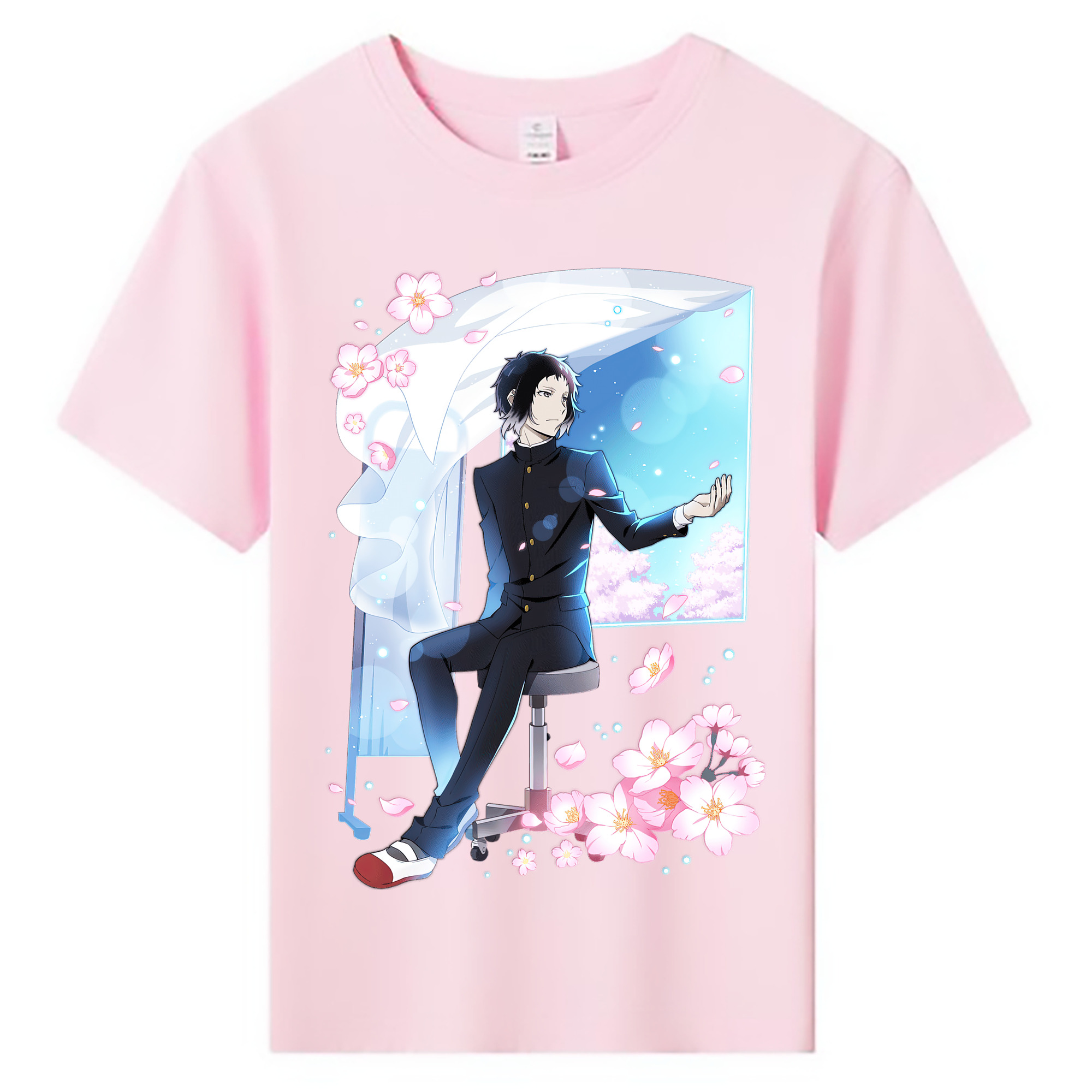 （画像用） 文豪ストレイドッグス Bungo Stray Dogs 綿100％キッズTシャツ（フロントプリント）
