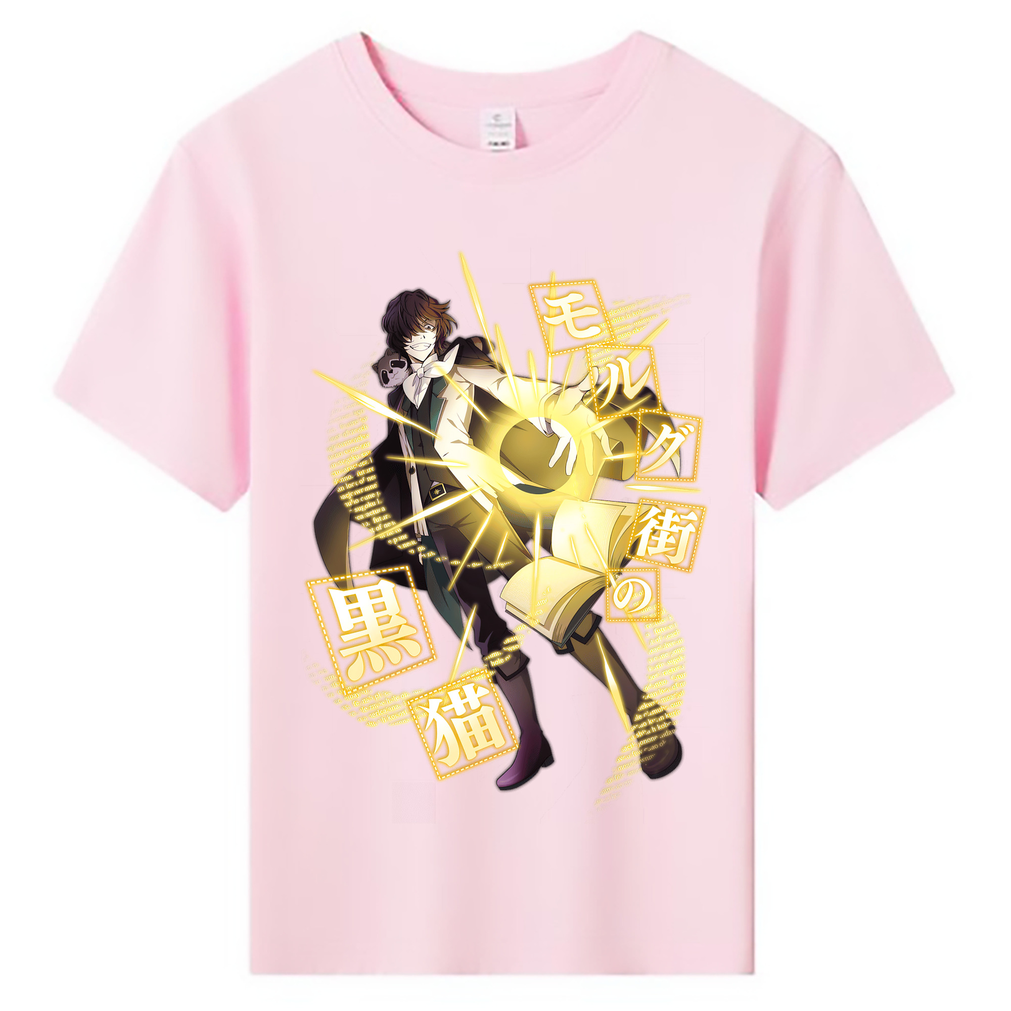 （画像用） 文豪ストレイドッグス Bungo Stray Dogs 綿100％キッズTシャツ（フロントプリント）