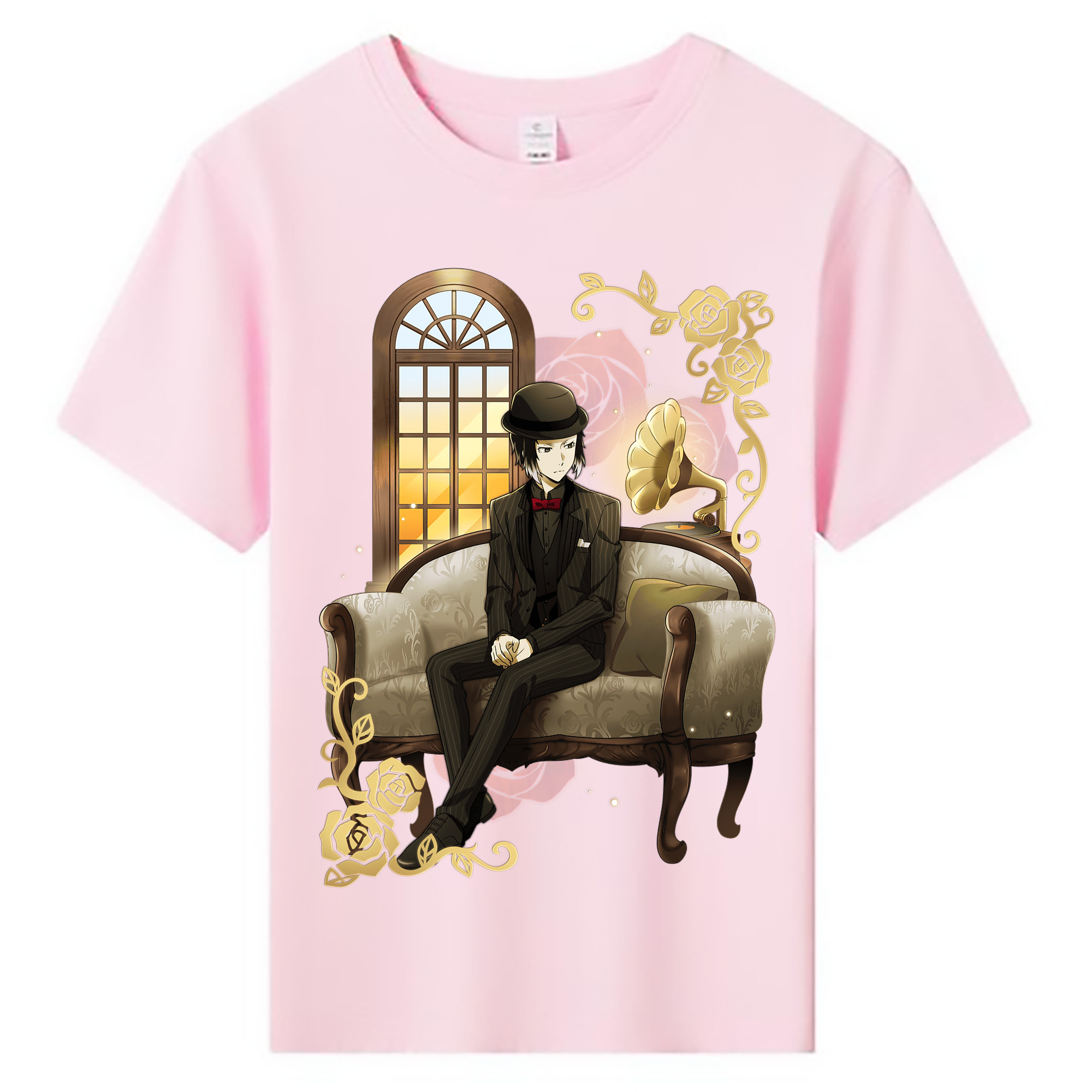 （画像用） 文豪ストレイドッグス Bungo Stray Dogs 綿100％キッズTシャツ（フロントプリント）