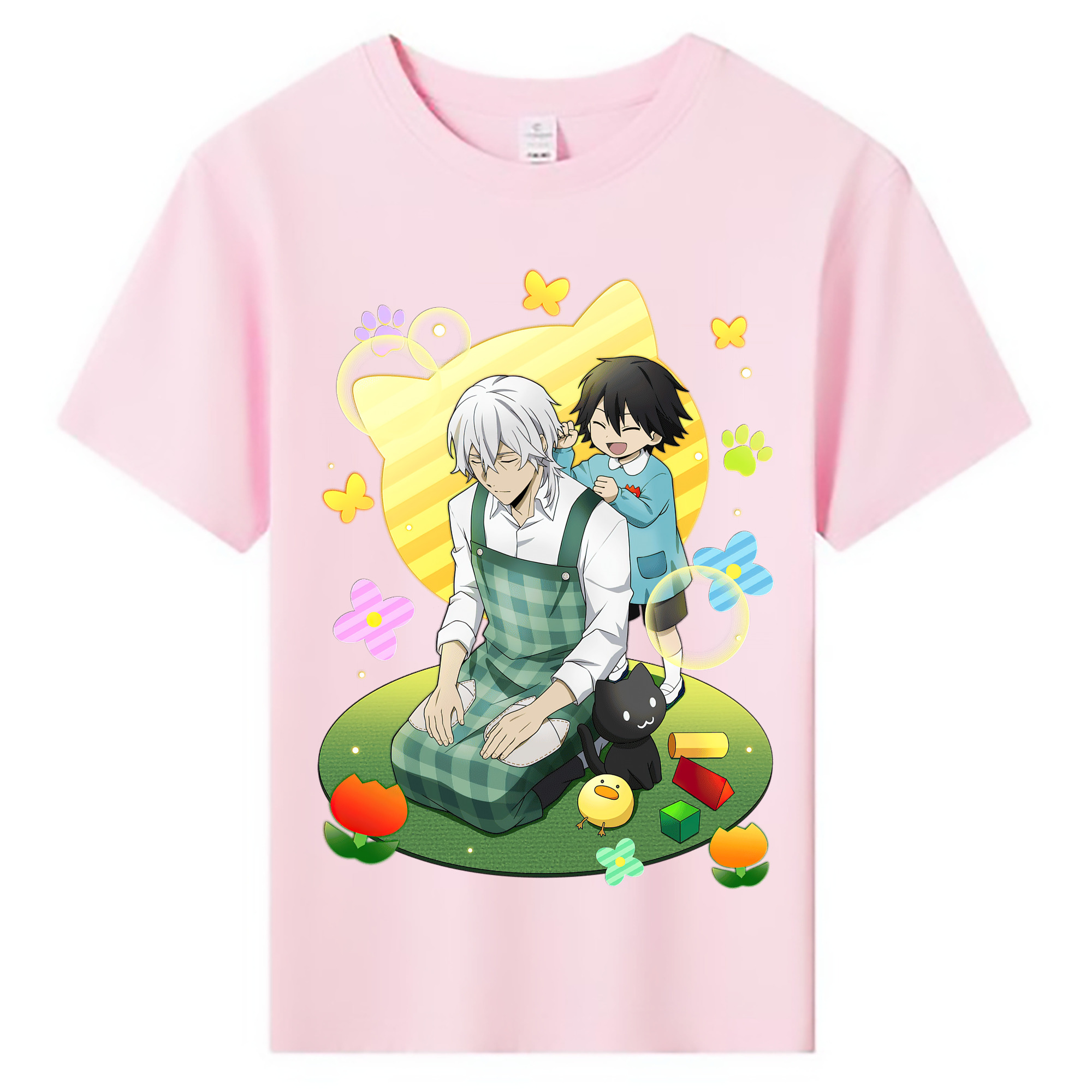 （画像用） 文豪ストレイドッグス Bungo Stray Dogs 綿100％キッズTシャツ（フロントプリント）