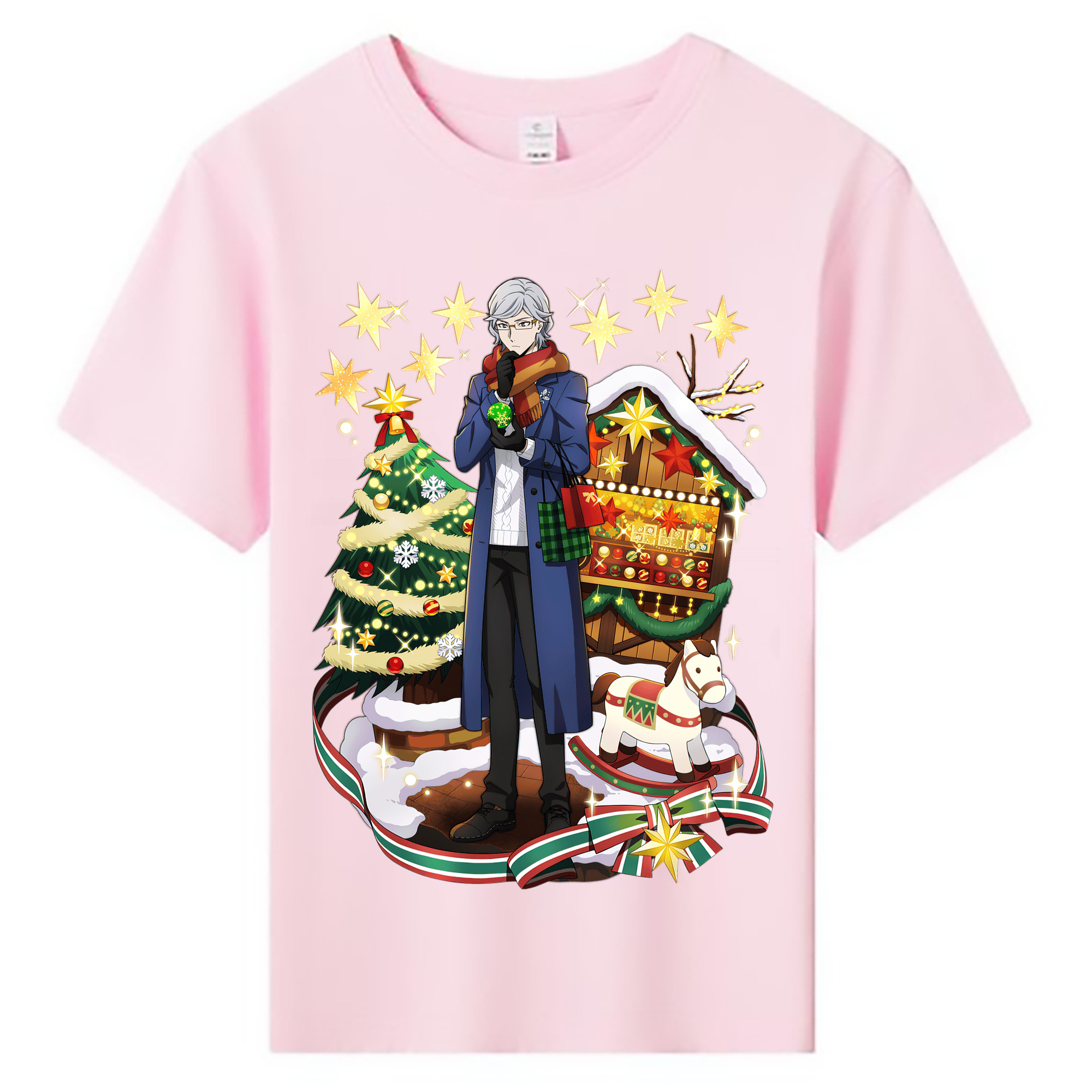 （画像用） 文豪ストレイドッグス Bungo Stray Dogs 綿100％キッズTシャツ（フロントプリント）