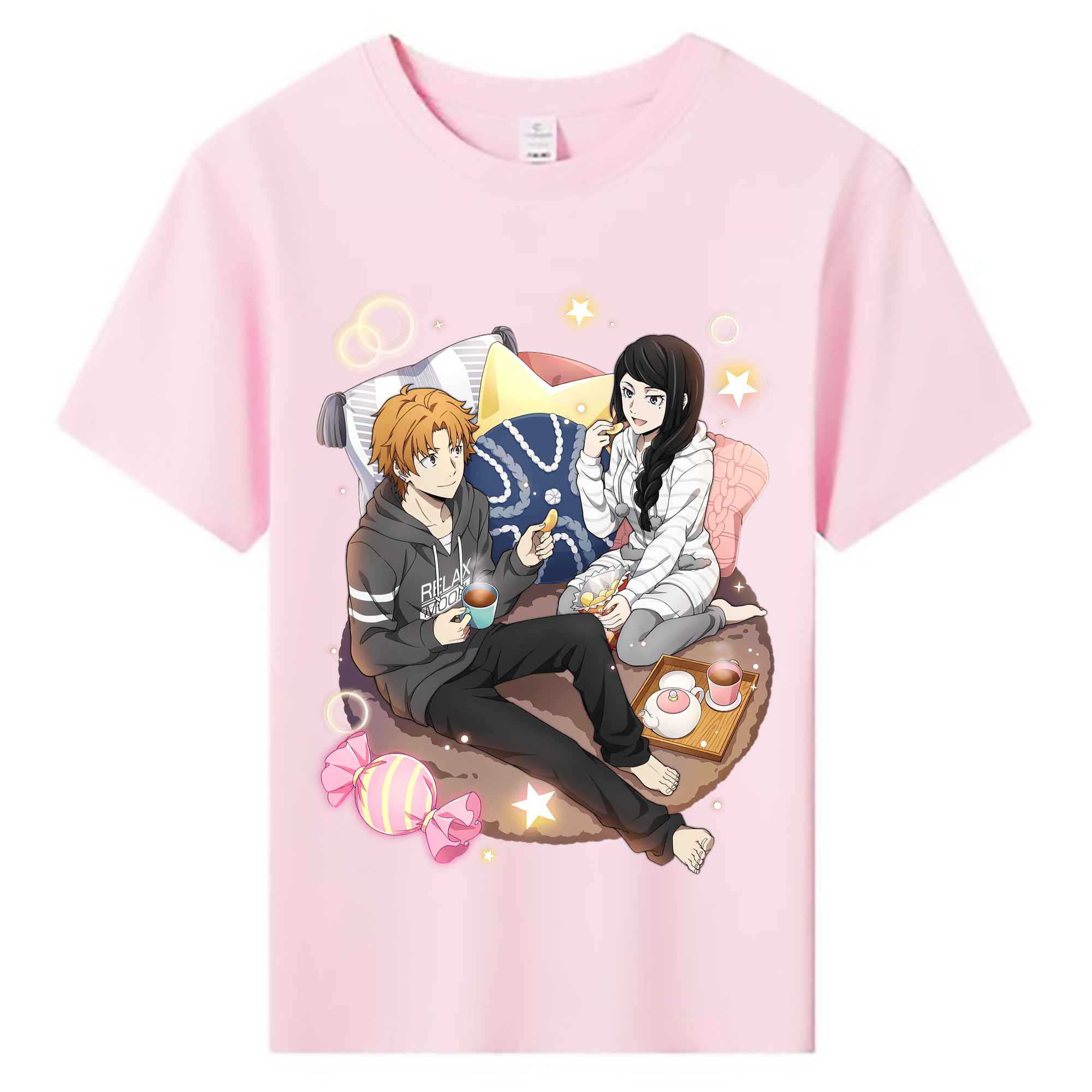（画像用） 文豪ストレイドッグス Bungo Stray Dogs 綿100％キッズTシャツ（フロントプリント）