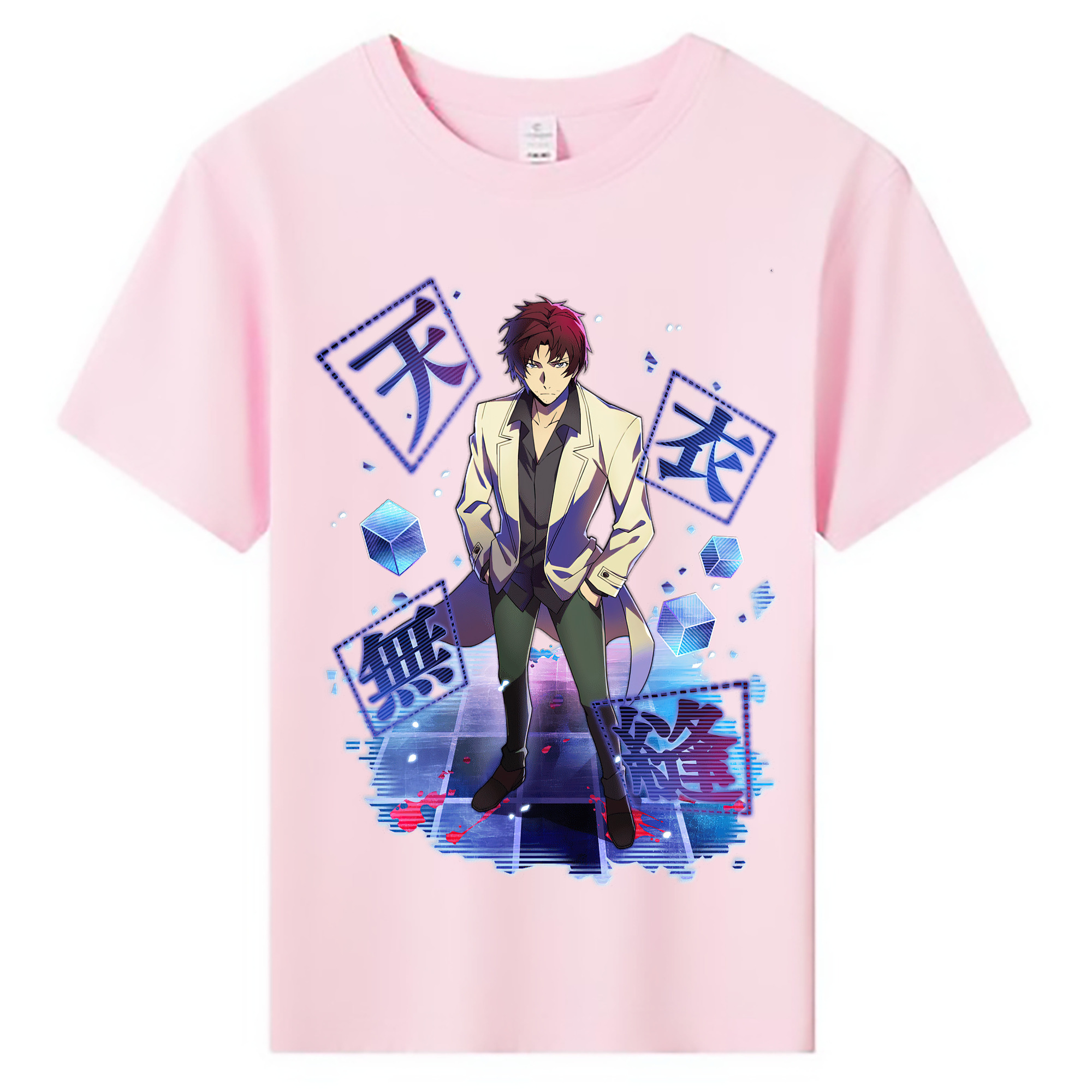 （画像用） 文豪ストレイドッグス Bungo Stray Dogs 綿100％キッズTシャツ（フロントプリント）