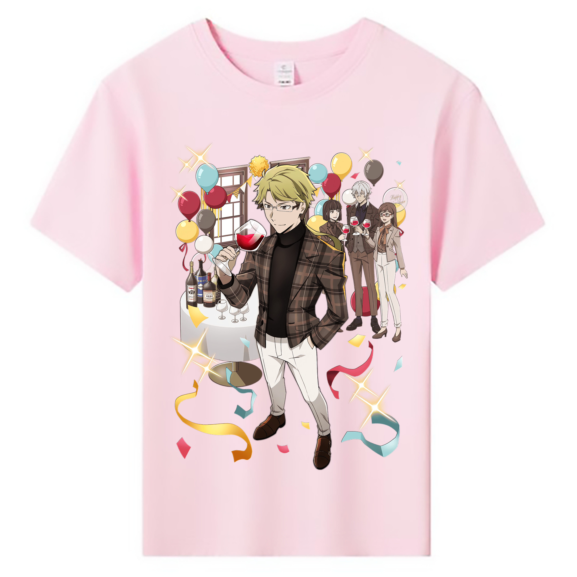 （画像用） 文豪ストレイドッグス Bungo Stray Dogs 綿100％キッズTシャツ（フロントプリント）