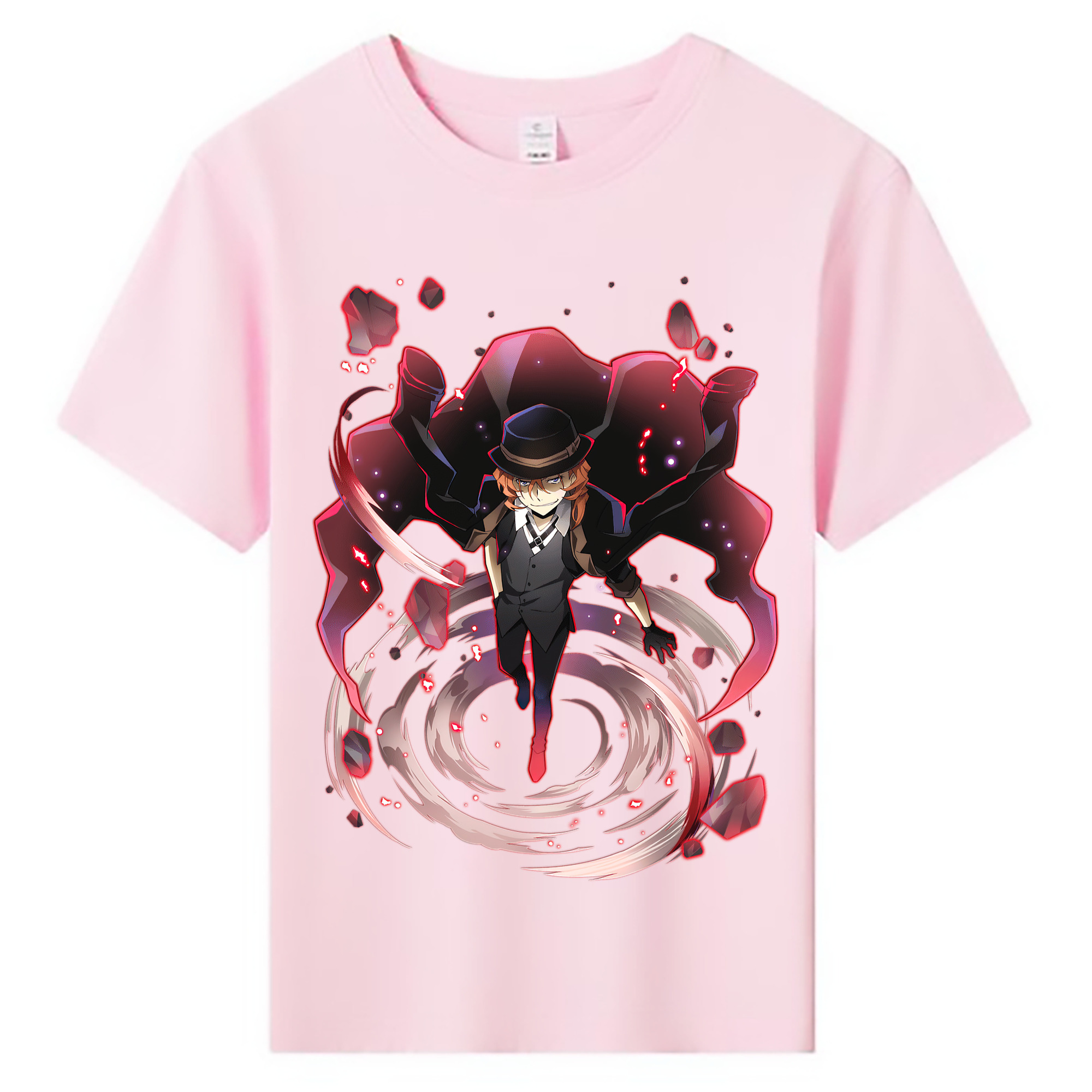 （画像用） 文豪ストレイドッグス Bungo Stray Dogs 綿100％キッズTシャツ（フロントプリント）