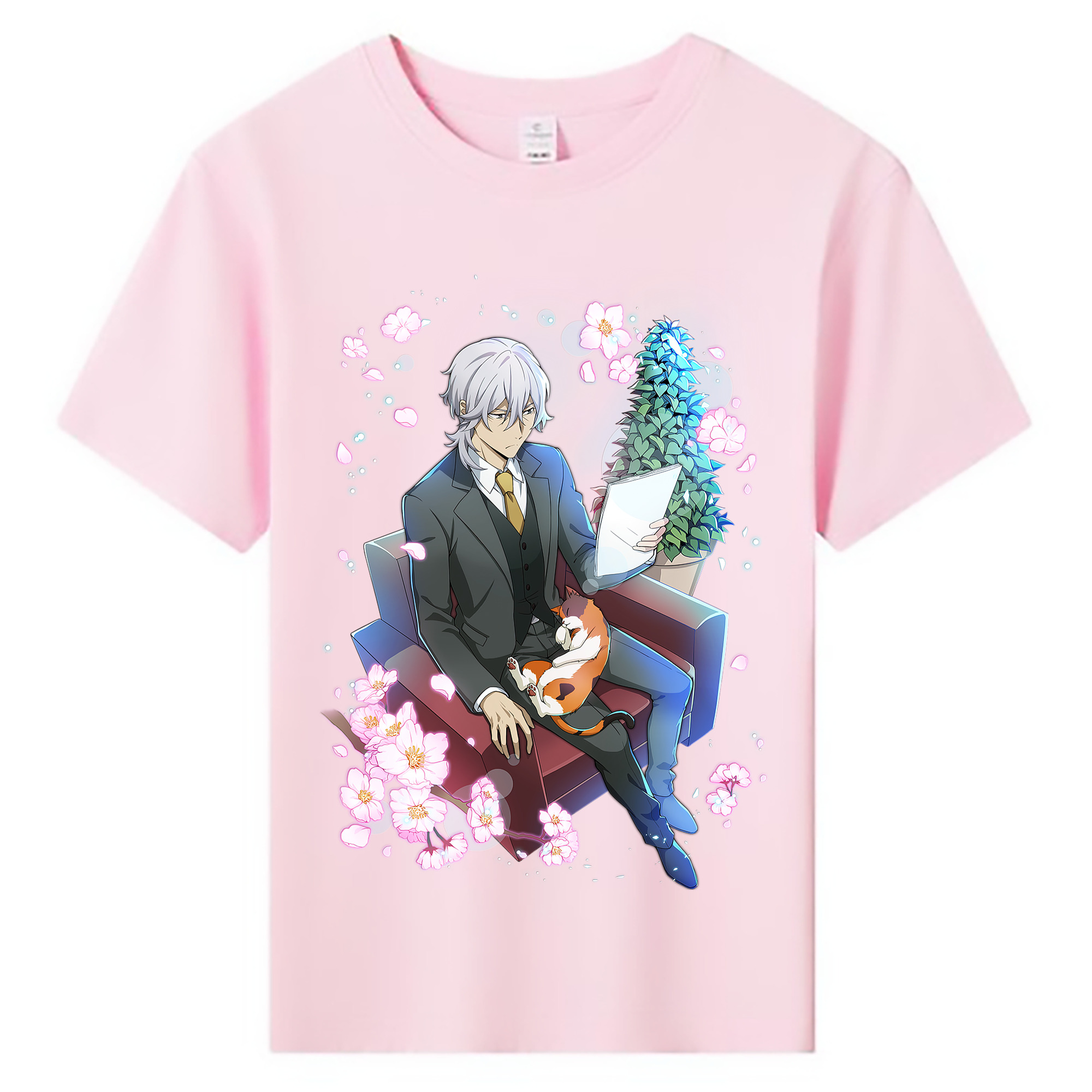 （画像用） 文豪ストレイドッグス Bungo Stray Dogs 綿100％キッズTシャツ（フロントプリント）