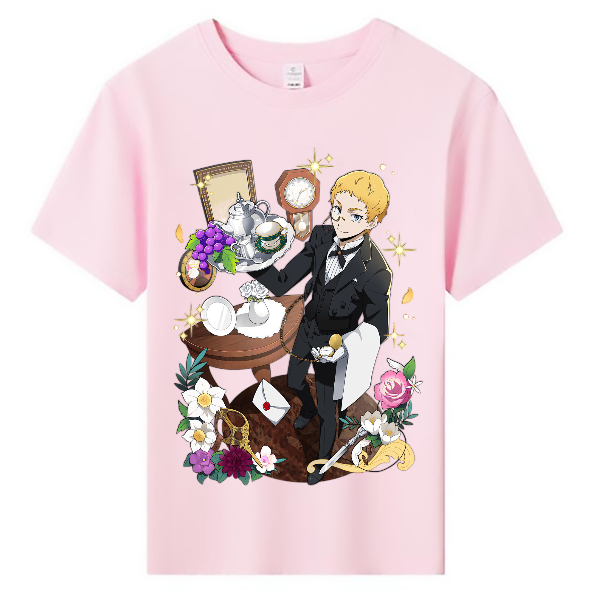 （画像用） 文豪ストレイドッグス Bungo Stray Dogs 綿100％キッズTシャツ（フロントプリント）