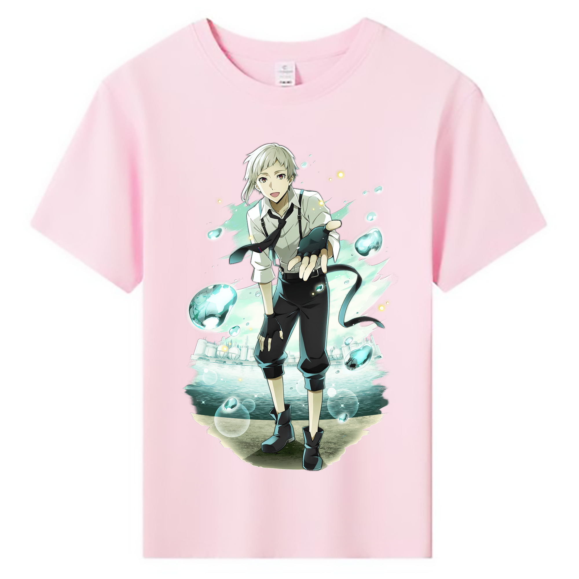 （画像用） 文豪ストレイドッグス Bungo Stray Dogs 綿100％キッズTシャツ（フロントプリント）