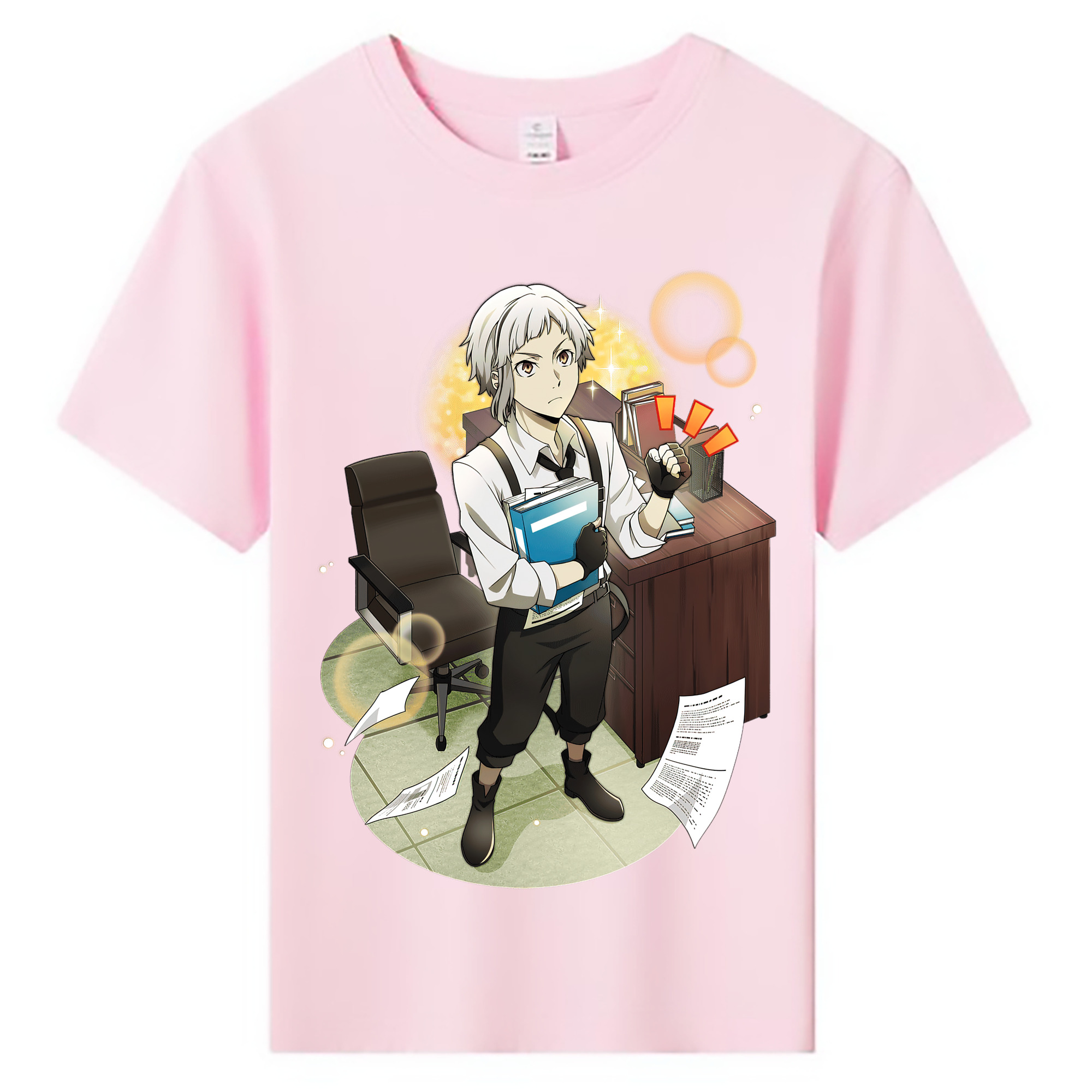 （画像用） 文豪ストレイドッグス Bungo Stray Dogs 綿100％キッズTシャツ（フロントプリント）