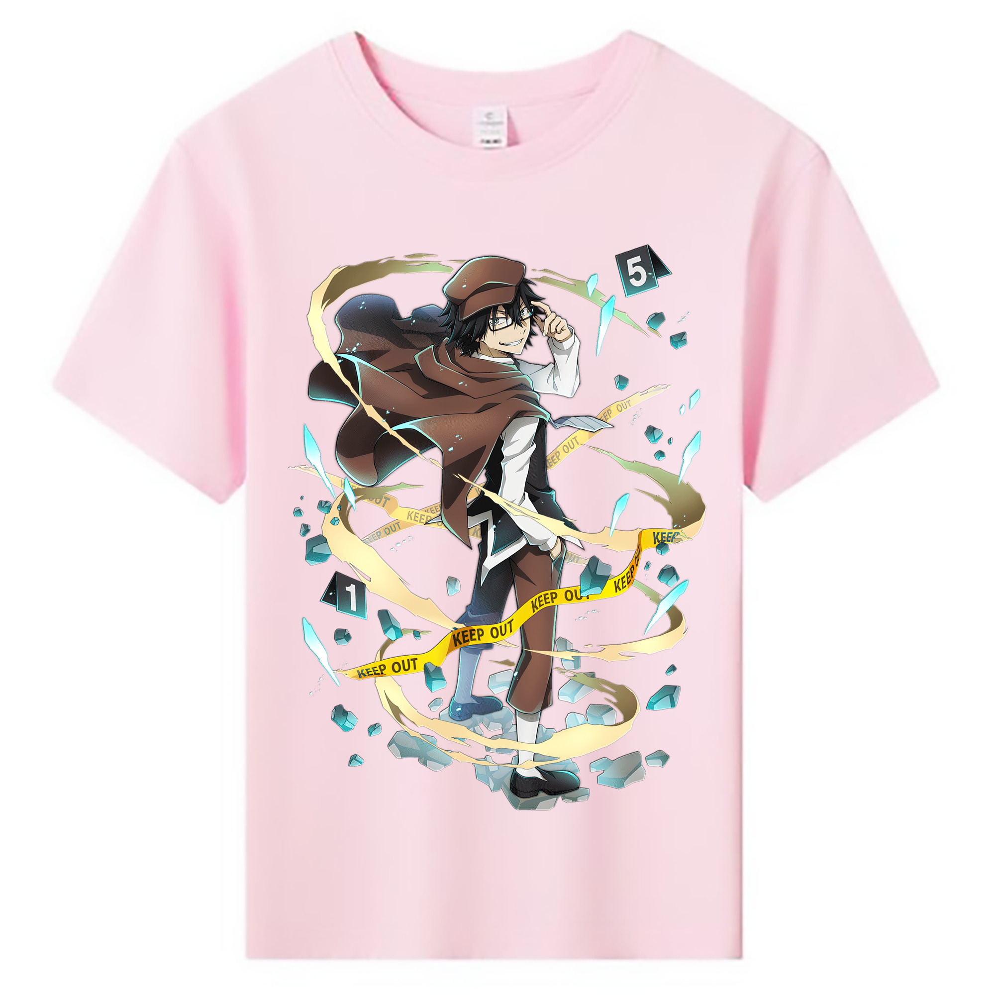 （画像用） 文豪ストレイドッグス Bungo Stray Dogs 綿100％キッズTシャツ（フロントプリント）