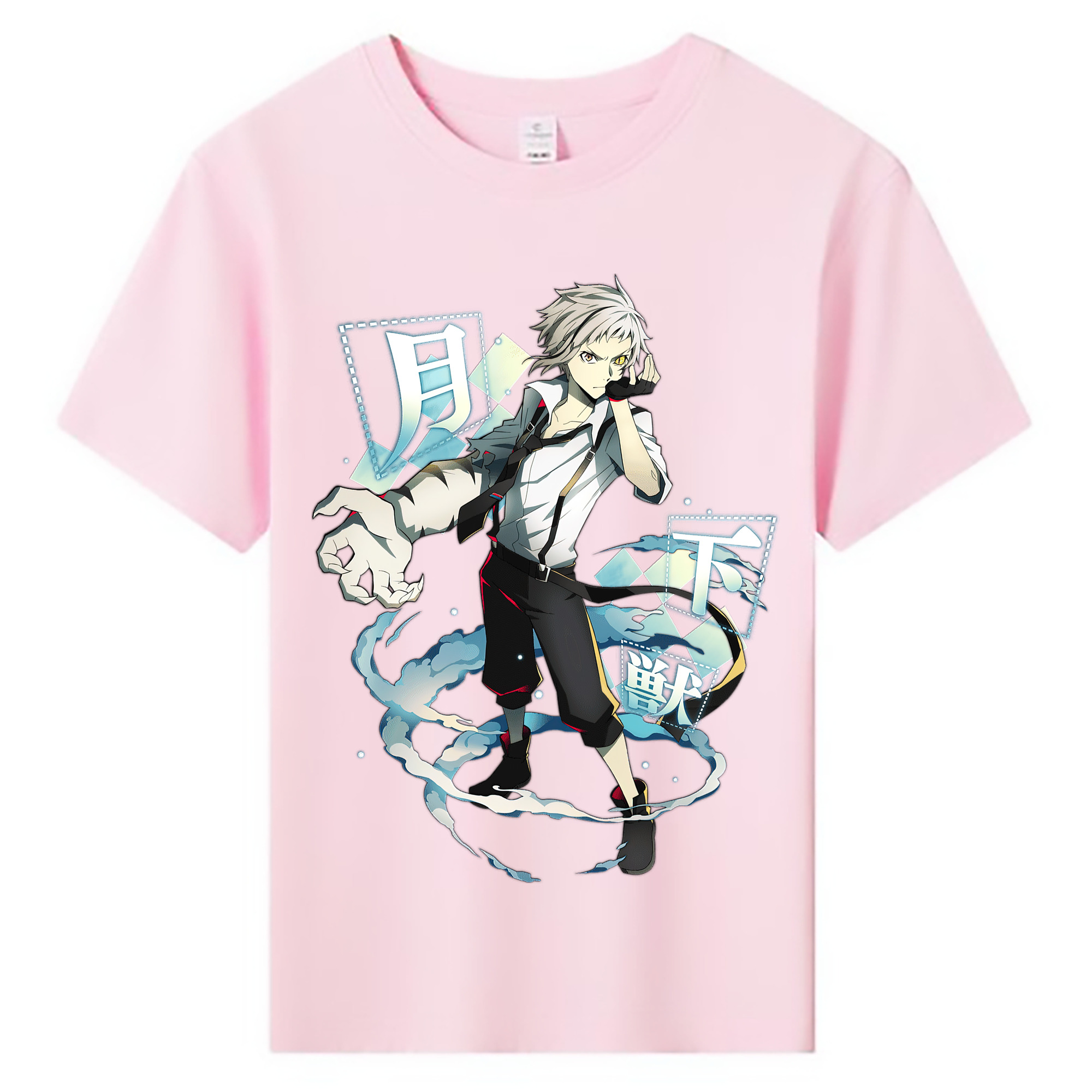 （画像用） 文豪ストレイドッグス Bungo Stray Dogs 綿100％キッズTシャツ（フロントプリント）
