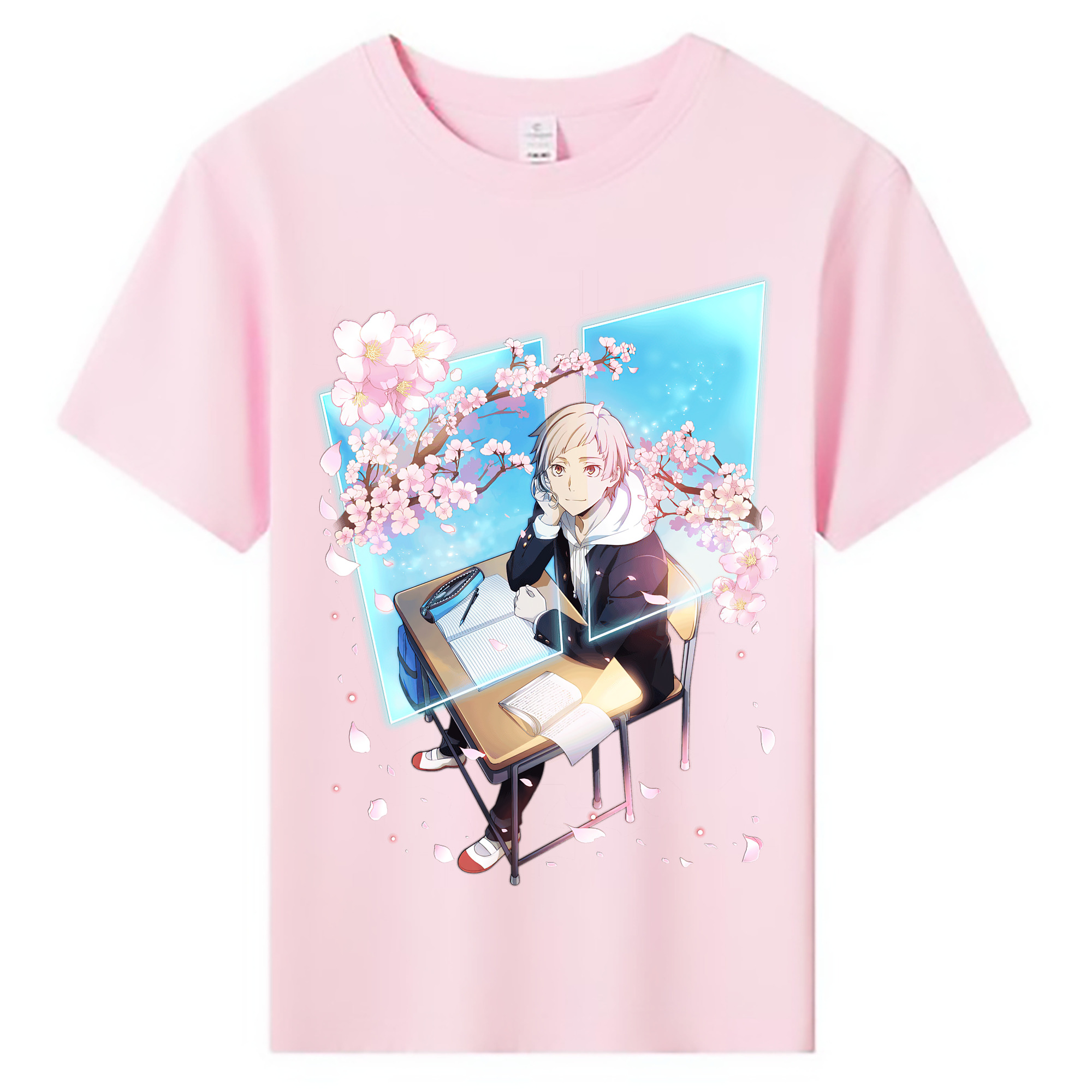 （画像用） 文豪ストレイドッグス Bungo Stray Dogs 綿100％キッズTシャツ（フロントプリント）
