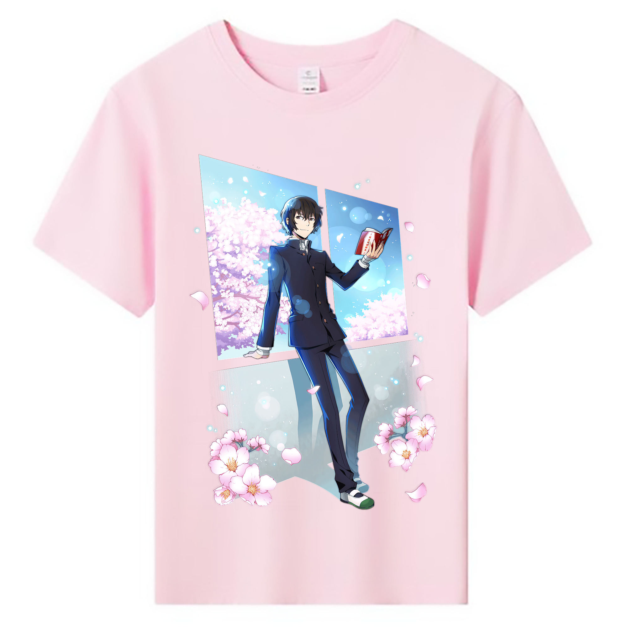 （画像用） 文豪ストレイドッグス Bungo Stray Dogs 綿100％キッズTシャツ（フロントプリント）