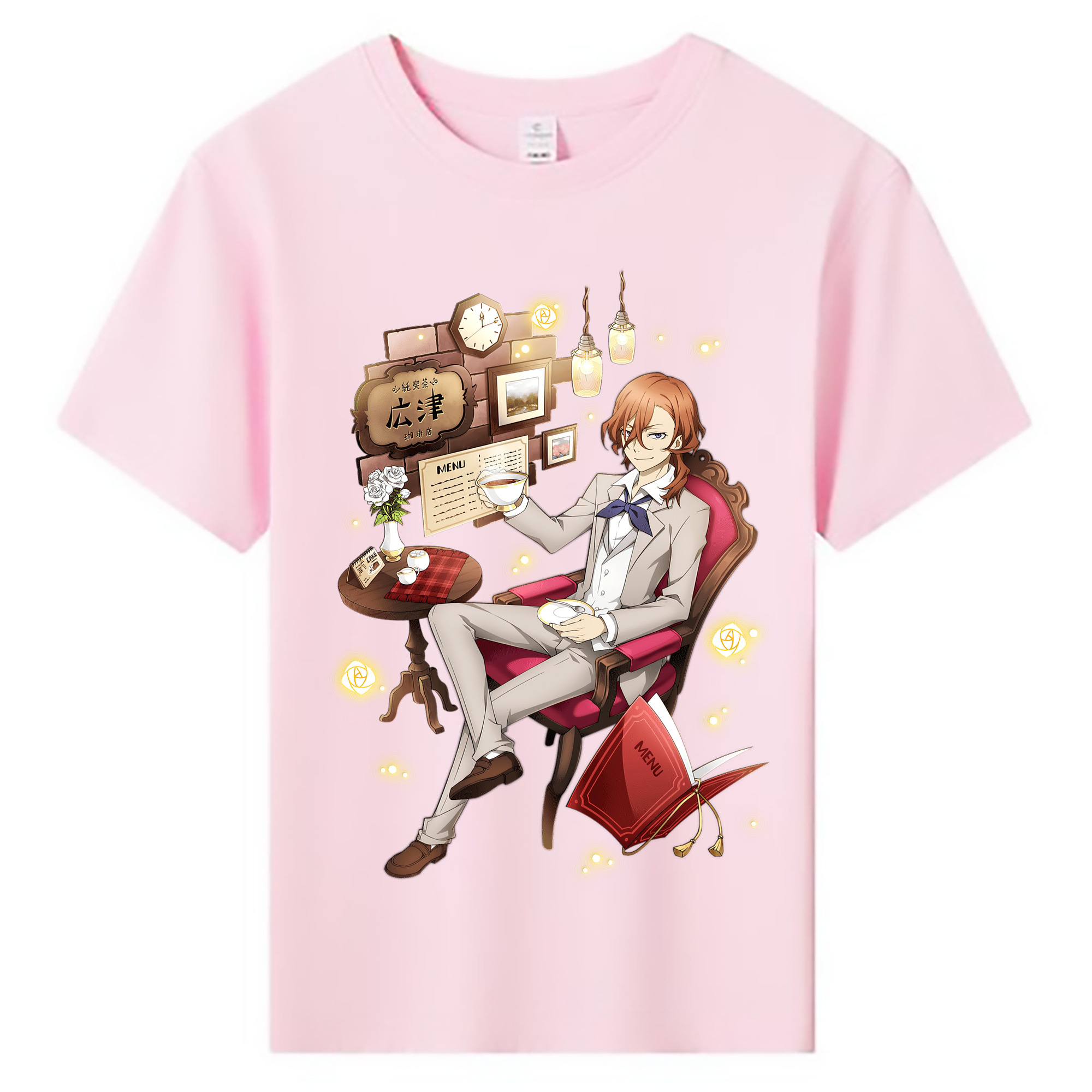 （画像用） 文豪ストレイドッグス Bungo Stray Dogs 綿100％キッズTシャツ（フロントプリント）