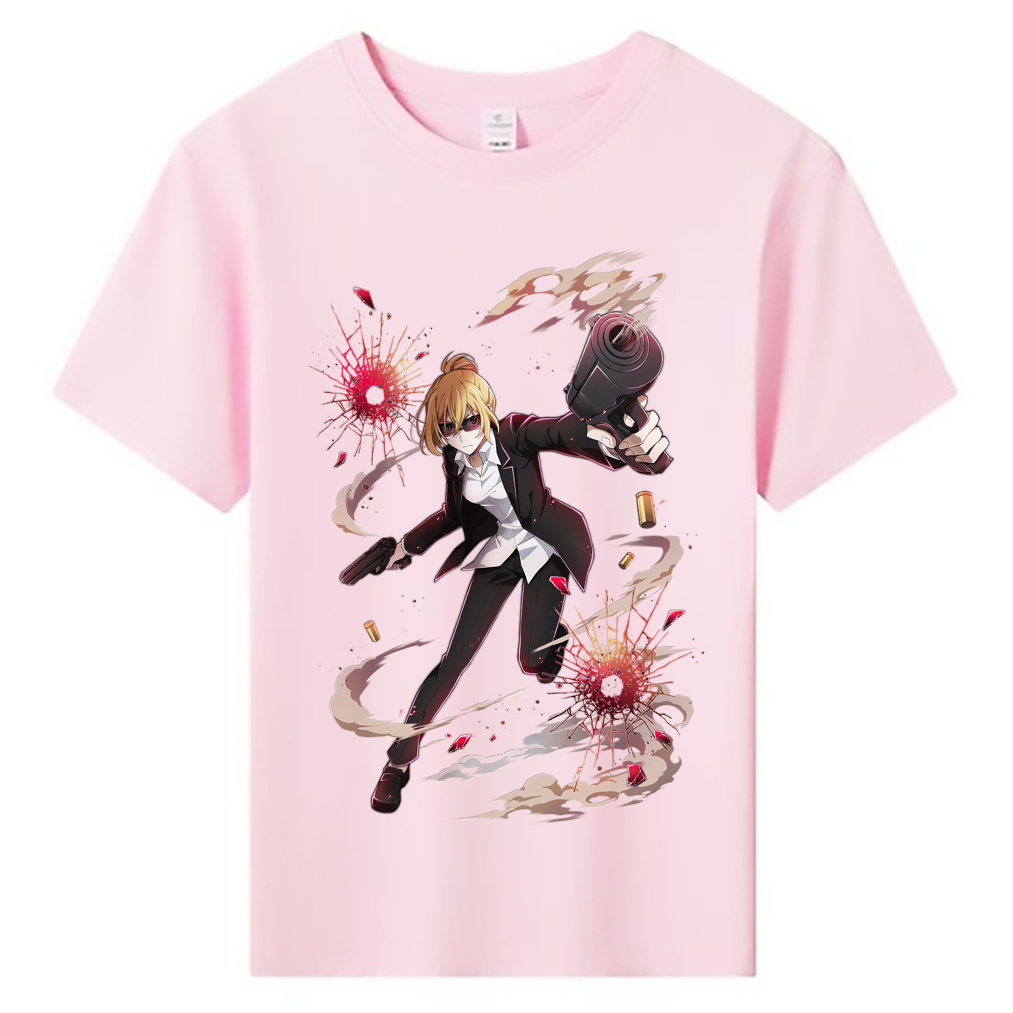 （画像用） 文豪ストレイドッグス Bungo Stray Dogs 綿100％キッズTシャツ（フロントプリント）