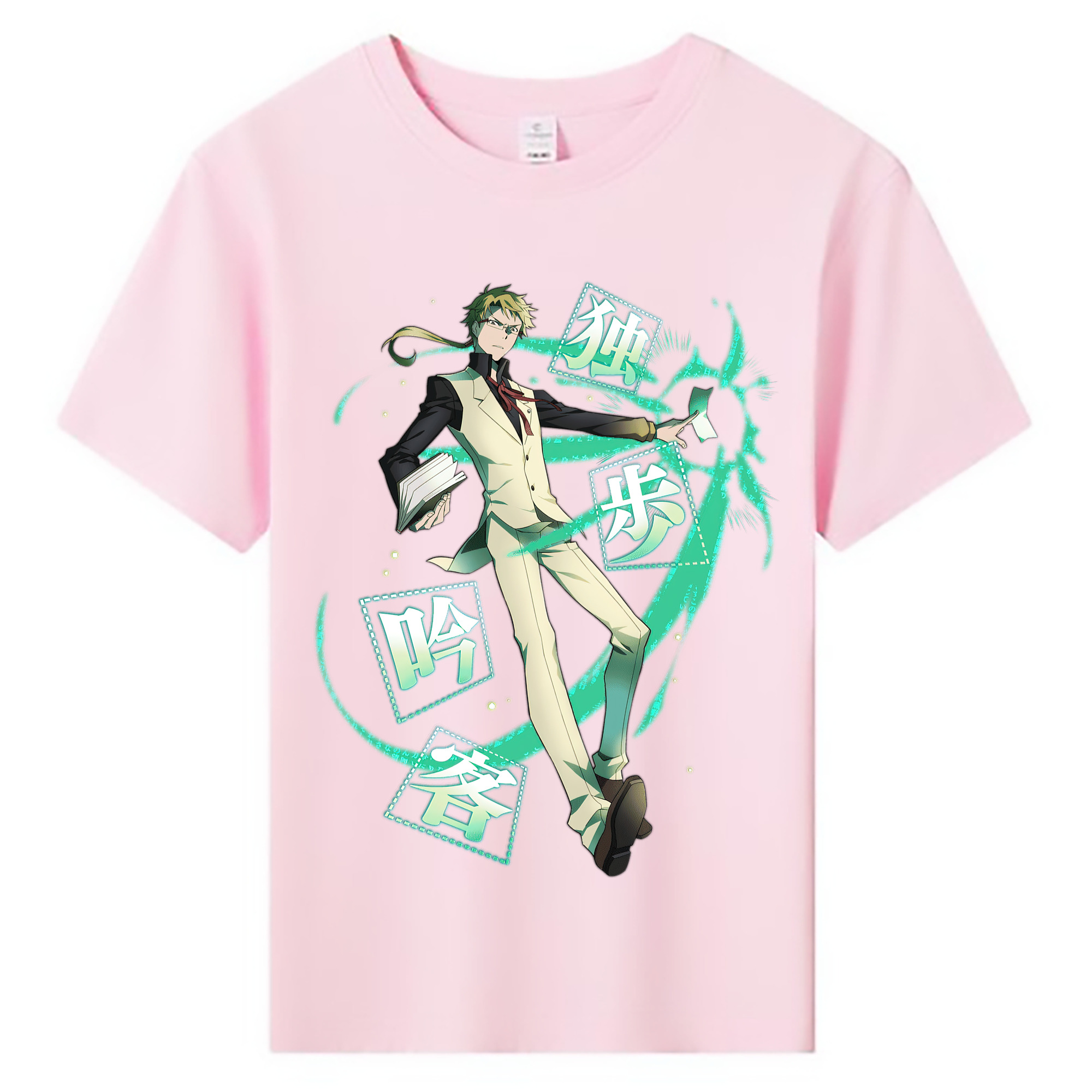 （画像用） 文豪ストレイドッグス Bungo Stray Dogs 綿100％キッズTシャツ（フロントプリント）