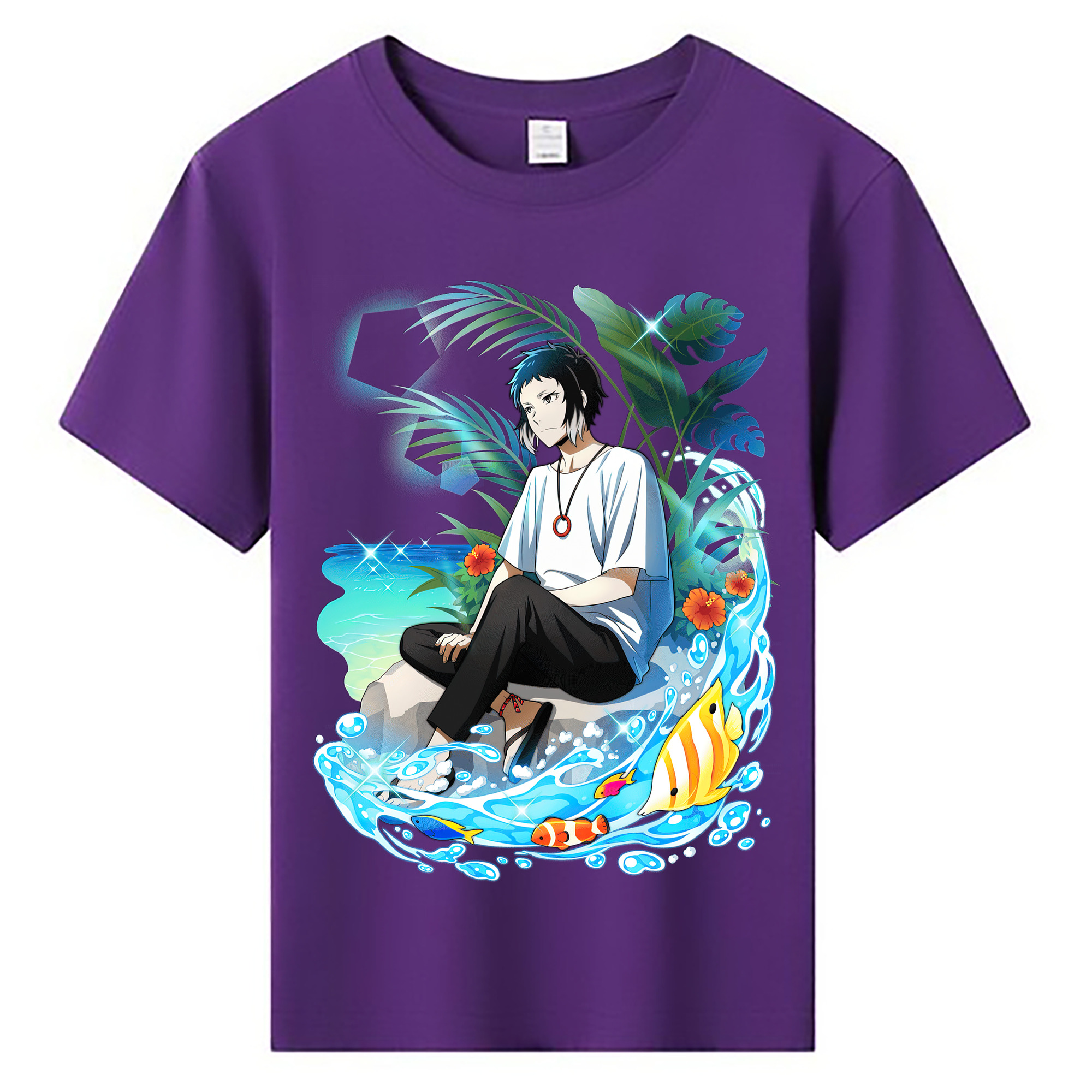 （画像用） 文豪ストレイドッグス Bungo Stray Dogs 綿100％キッズTシャツ（フロントプリント）
