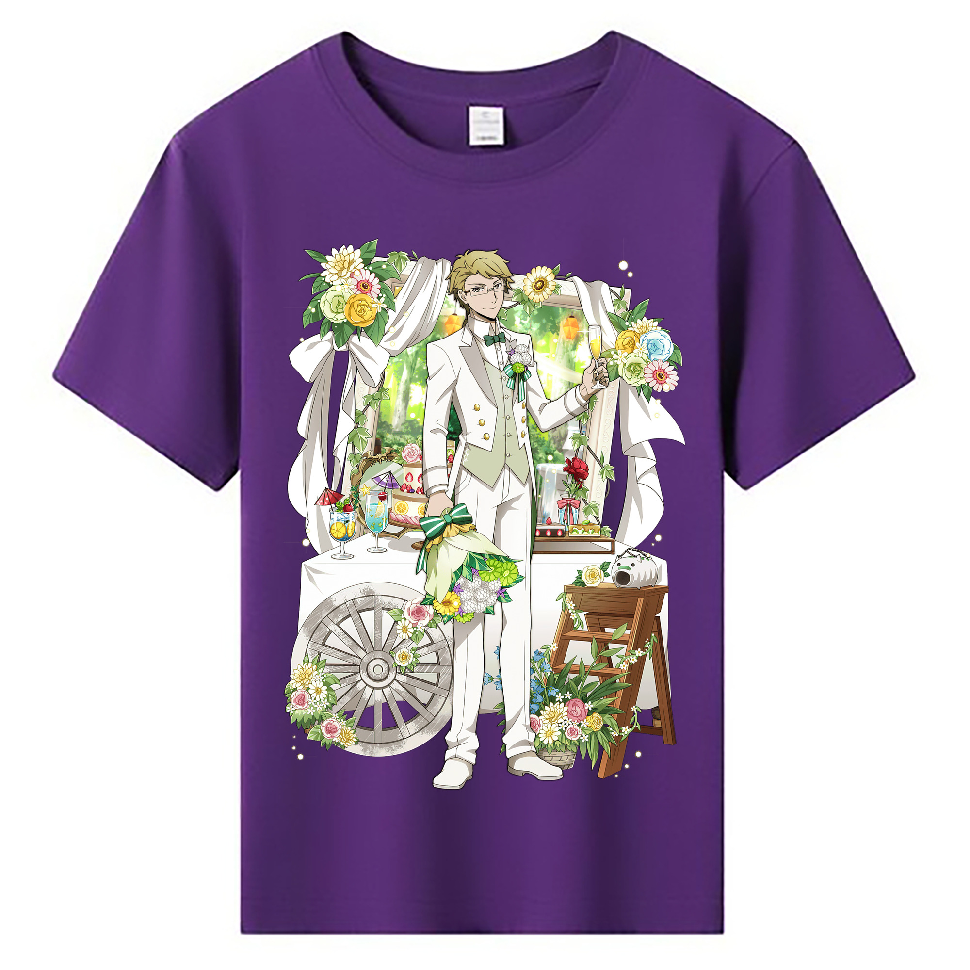 （画像用） 文豪ストレイドッグス Bungo Stray Dogs 綿100％キッズTシャツ（フロントプリント）