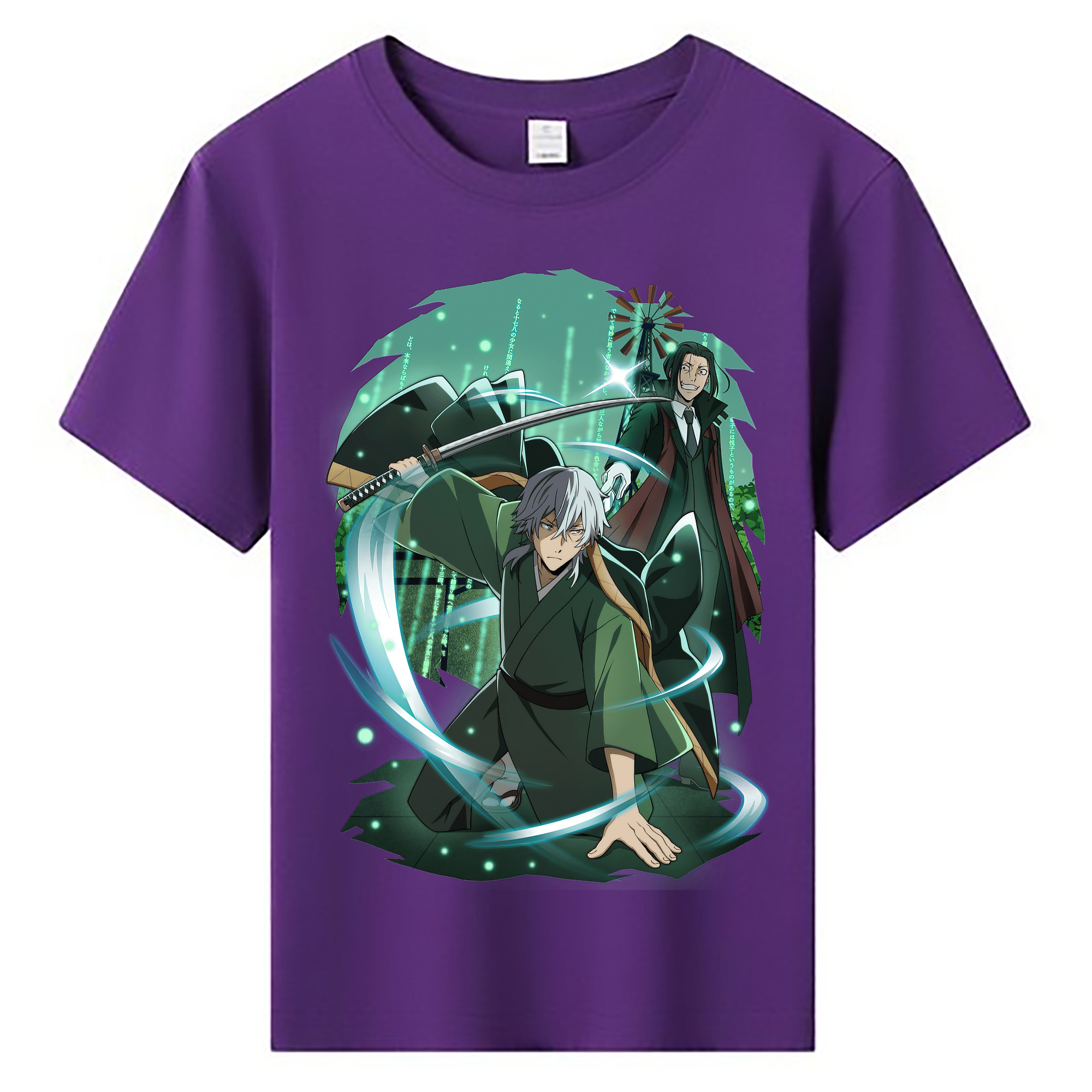 （画像用） 文豪ストレイドッグス Bungo Stray Dogs 綿100％キッズTシャツ（フロントプリント）