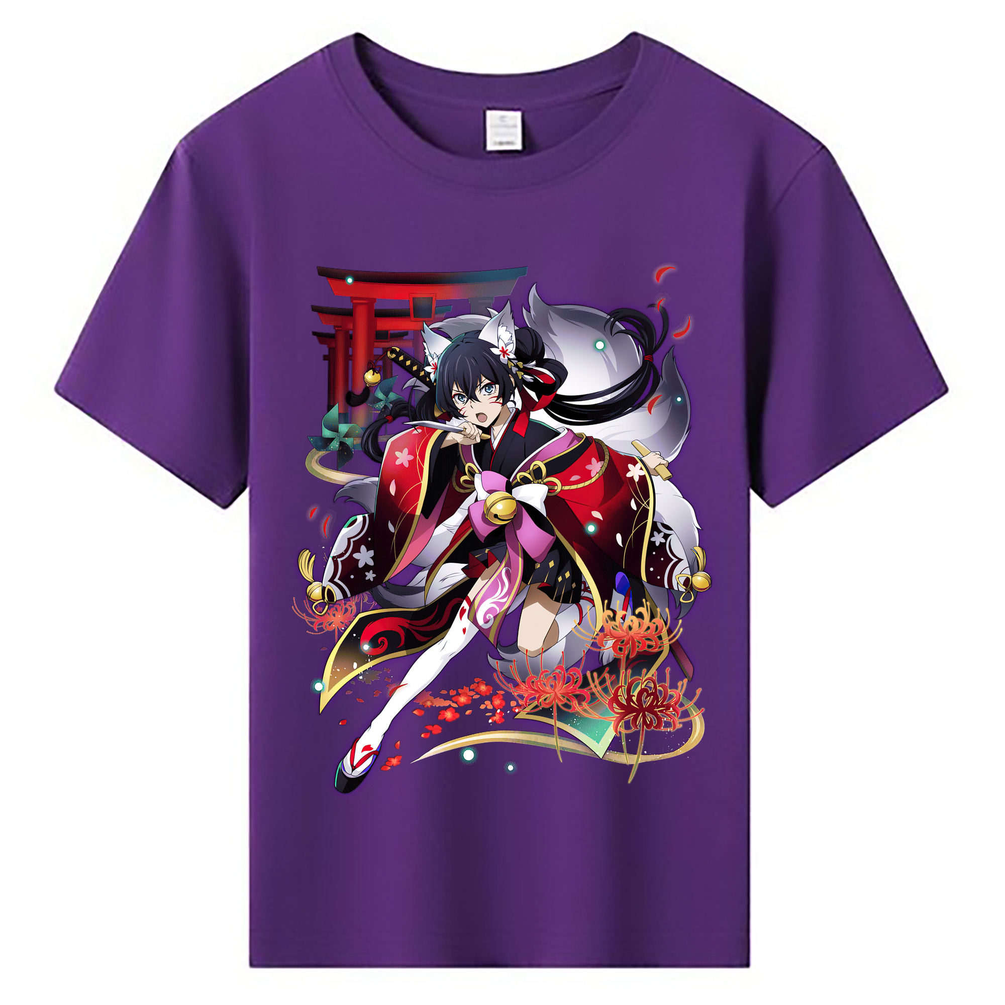 （画像用） 文豪ストレイドッグス Bungo Stray Dogs 綿100％キッズTシャツ（フロントプリント）