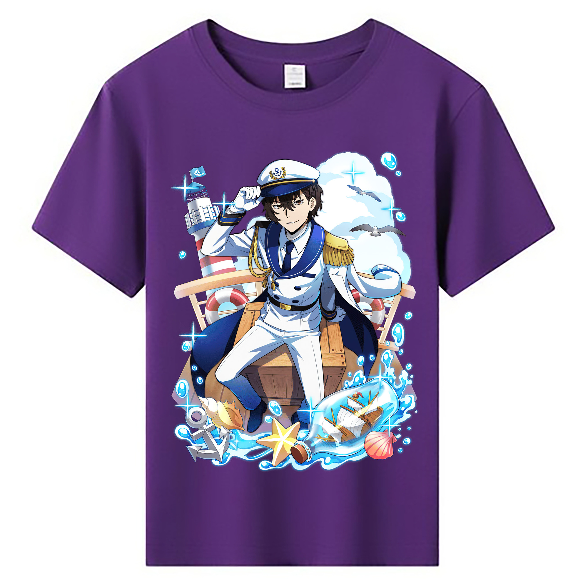 （画像用） 文豪ストレイドッグス Bungo Stray Dogs 綿100％キッズTシャツ（フロントプリント）