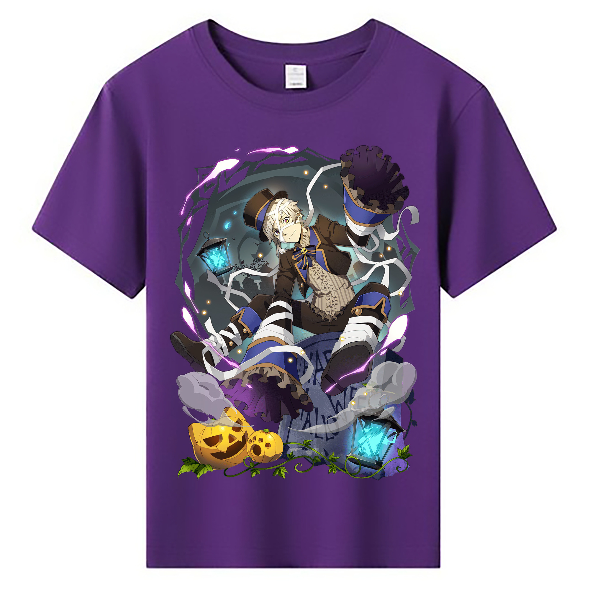 （画像用） 文豪ストレイドッグス Bungo Stray Dogs 綿100％キッズTシャツ（フロントプリント）