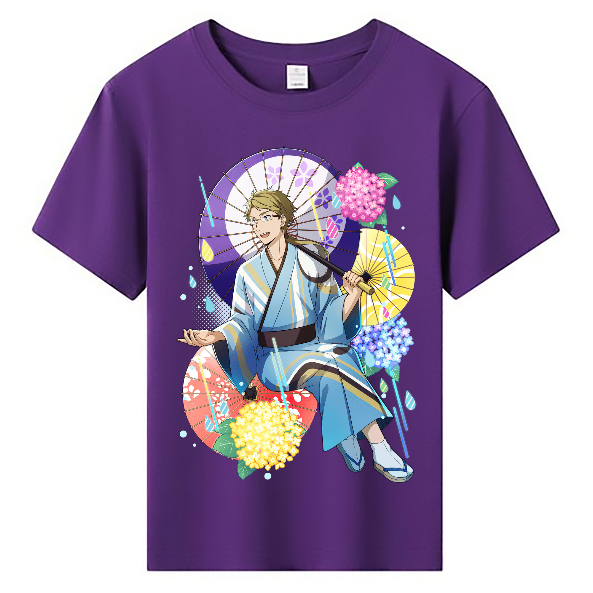 （画像用） 文豪ストレイドッグス Bungo Stray Dogs 綿100％キッズTシャツ（フロントプリント）