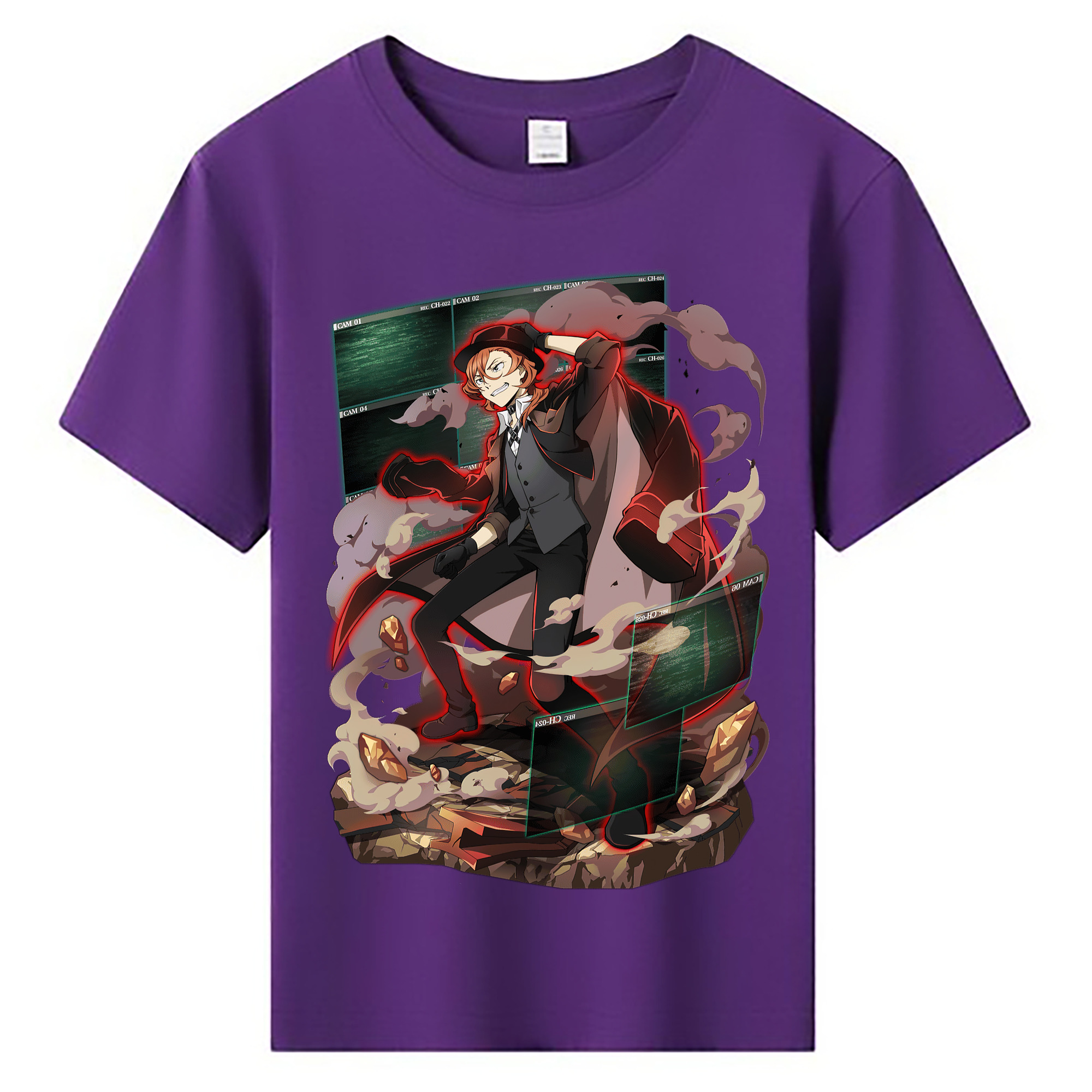 （画像用） 文豪ストレイドッグス Bungo Stray Dogs 綿100％キッズTシャツ（フロントプリント）