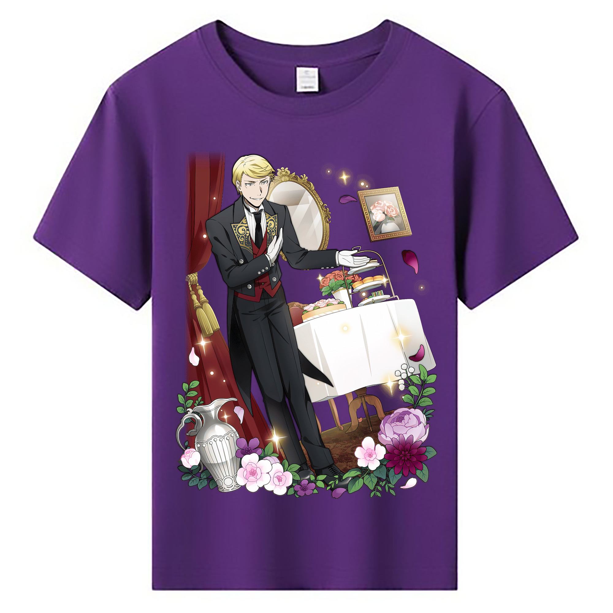 （画像用） 文豪ストレイドッグス Bungo Stray Dogs 綿100％キッズTシャツ（フロントプリント）