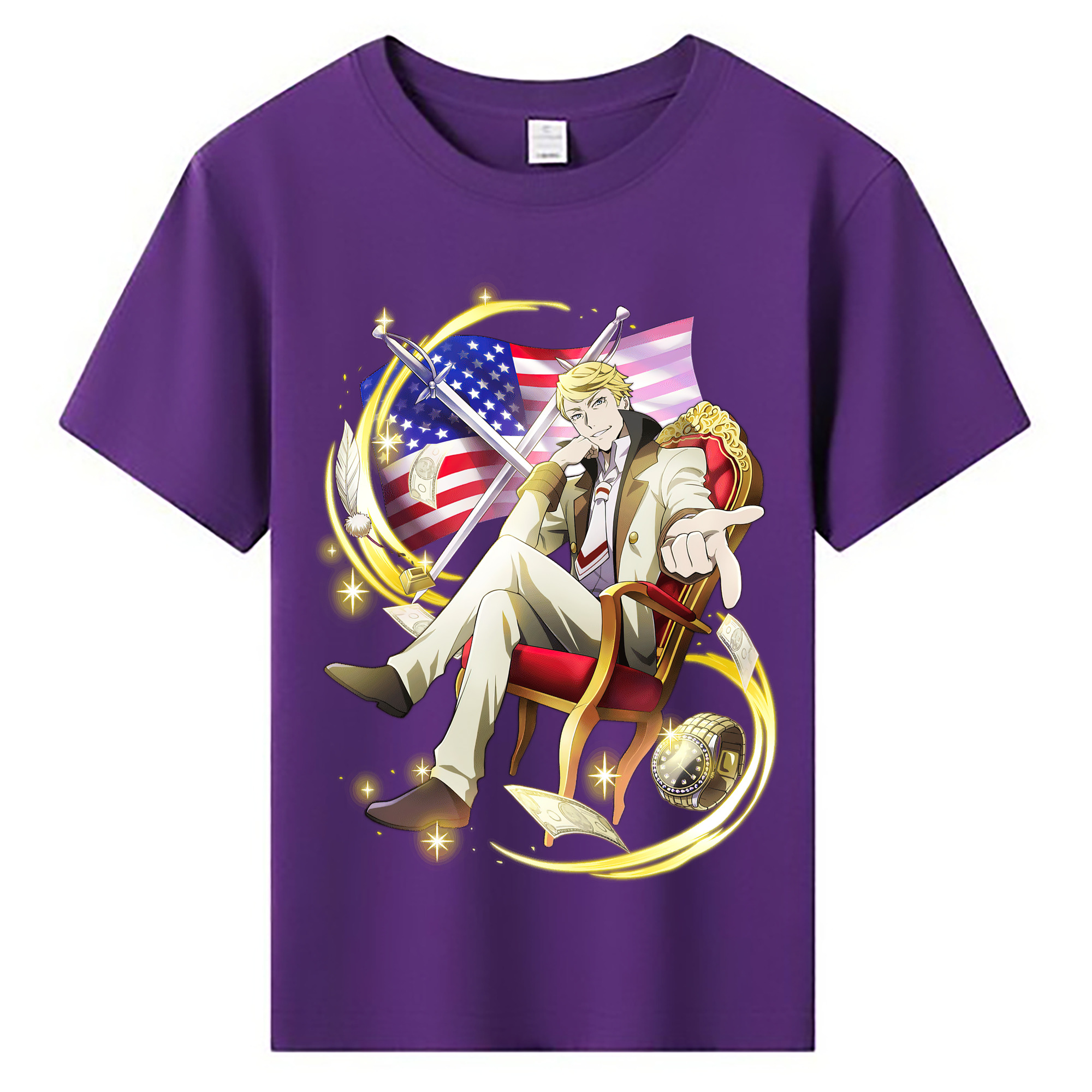 （画像用） 文豪ストレイドッグス Bungo Stray Dogs 綿100％キッズTシャツ（フロントプリント）