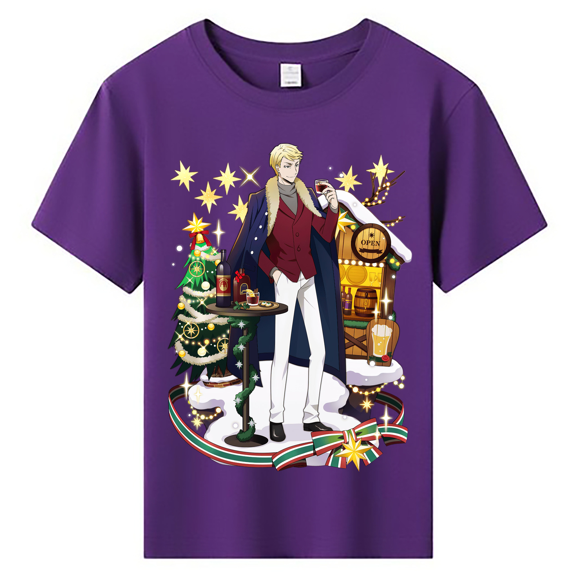 （画像用） 文豪ストレイドッグス Bungo Stray Dogs 綿100％キッズTシャツ（フロントプリント）