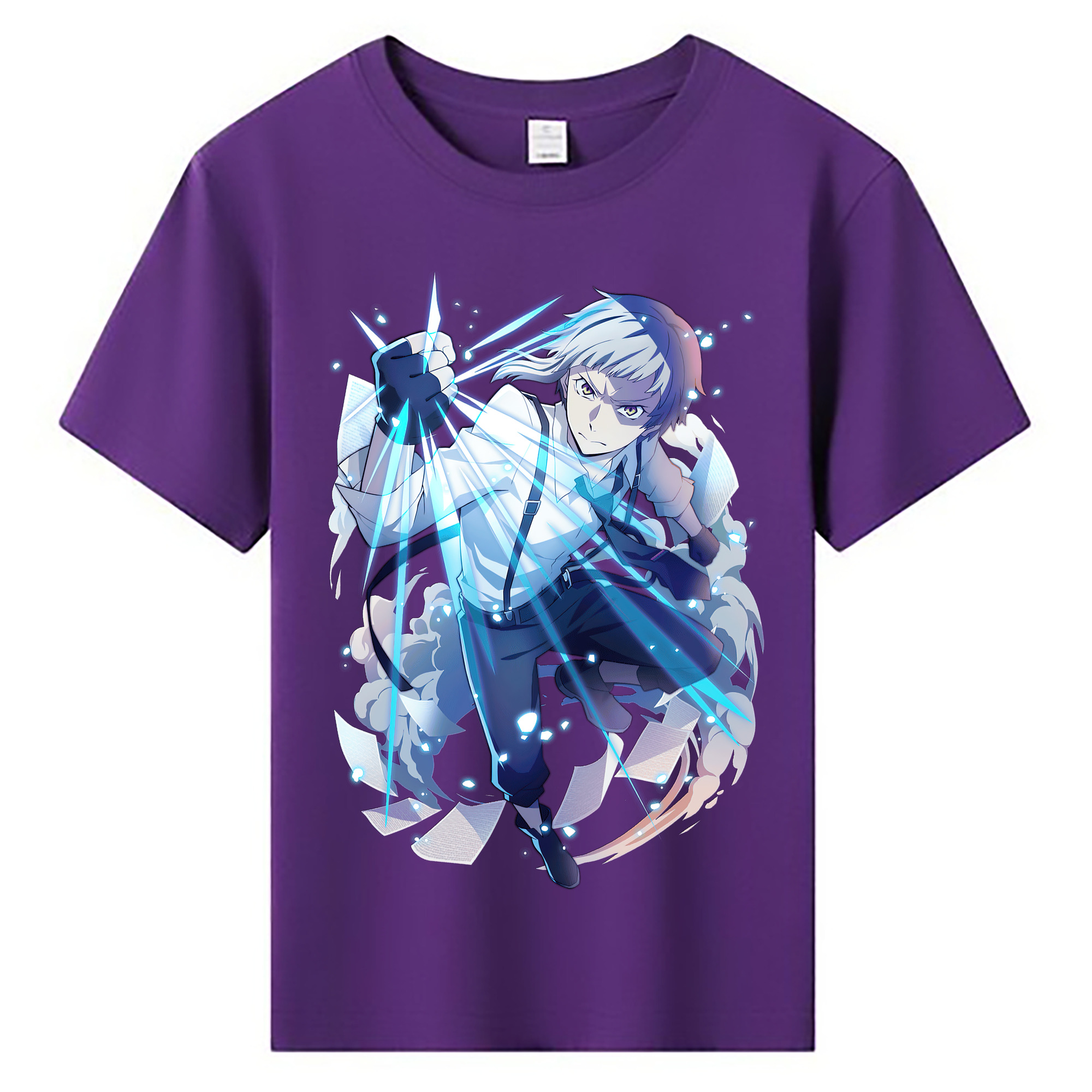 （画像用） 文豪ストレイドッグス Bungo Stray Dogs 綿100％キッズTシャツ（フロントプリント）