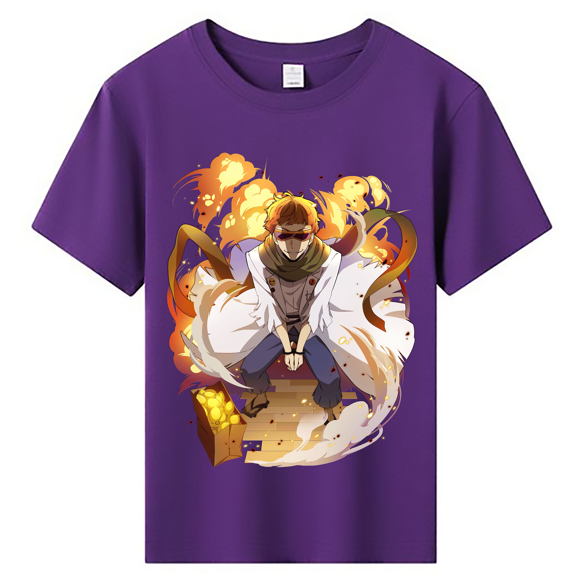 （画像用） 文豪ストレイドッグス Bungo Stray Dogs 綿100％キッズTシャツ（フロントプリント）