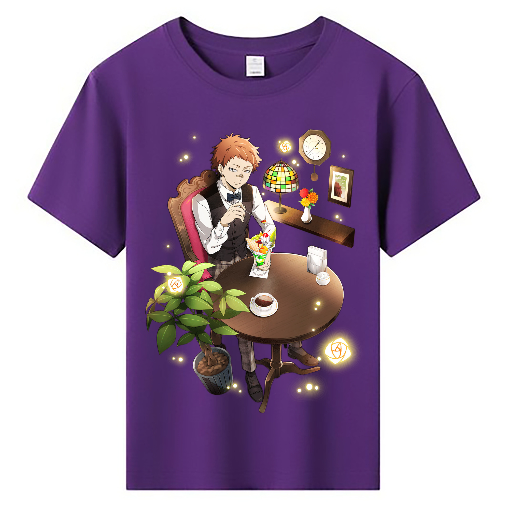 （画像用） 文豪ストレイドッグス Bungo Stray Dogs 綿100％キッズTシャツ（フロントプリント）