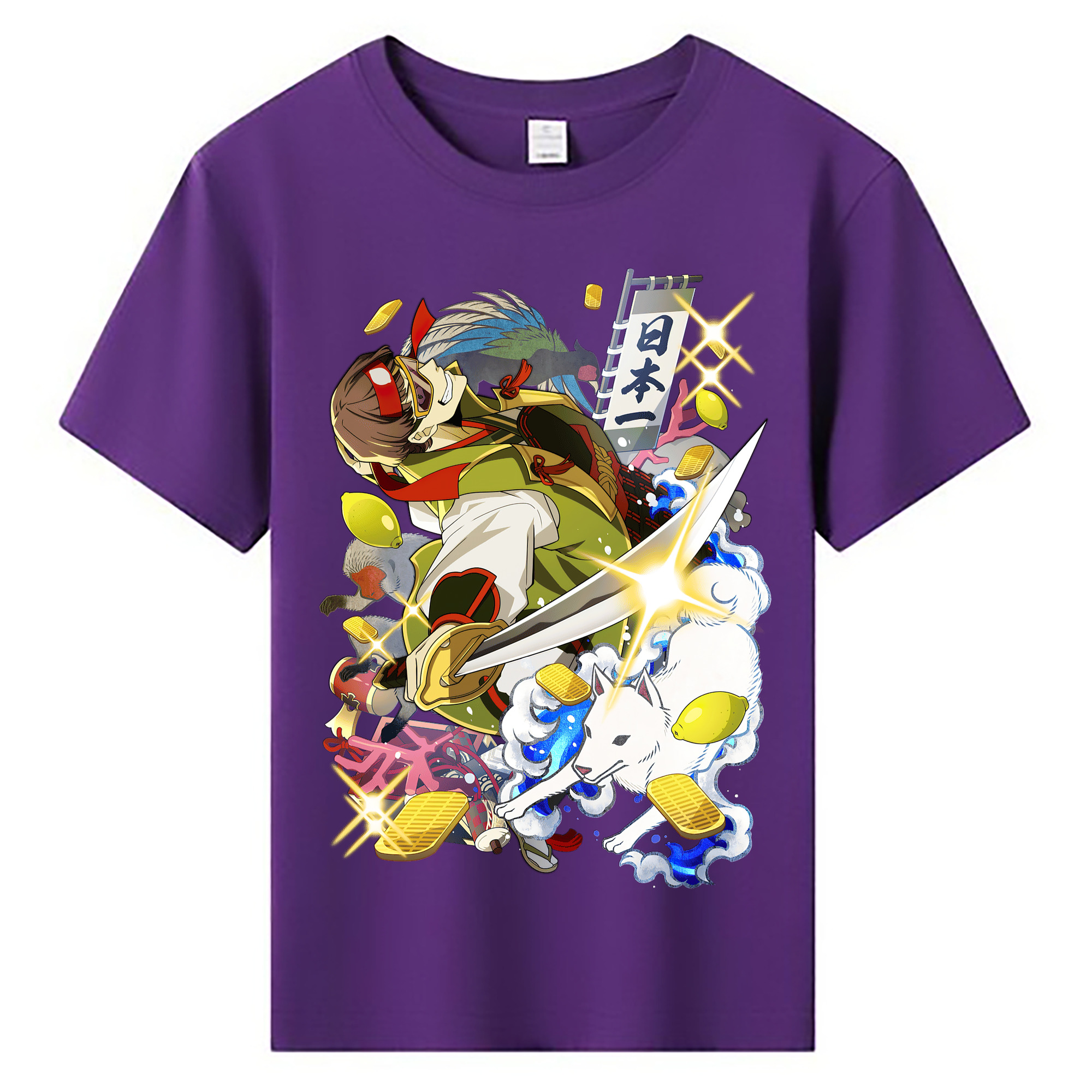 （画像用） 文豪ストレイドッグス Bungo Stray Dogs 綿100％キッズTシャツ（フロントプリント）